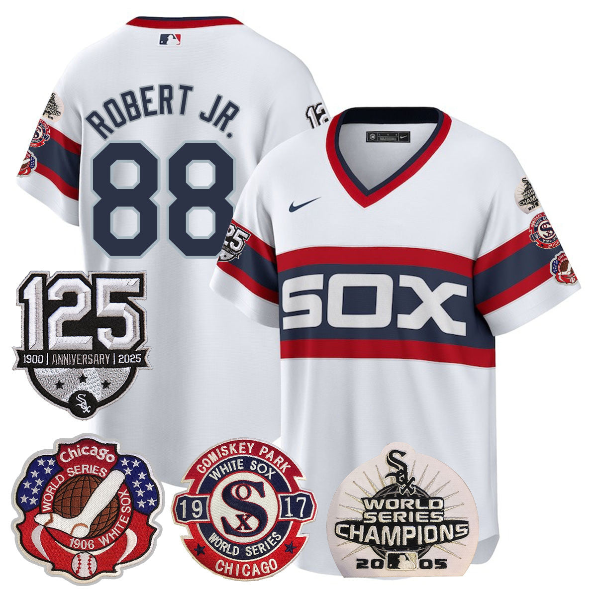 CWS 125th Anniversary - World Series Champions Jersey - Stitched