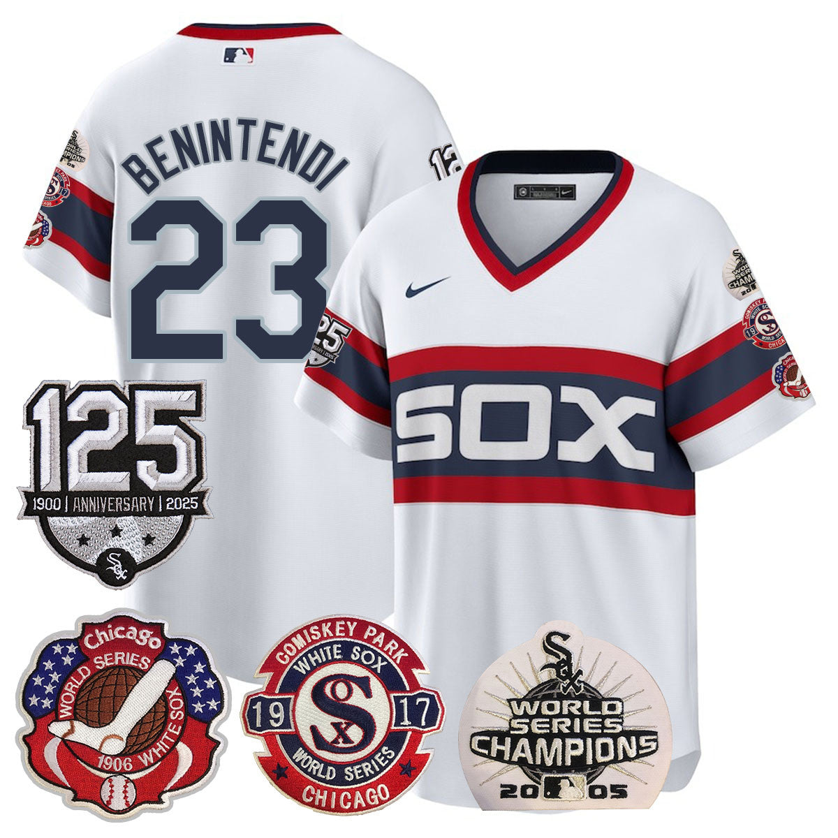 CWS 125th Anniversary - World Series Champions Jersey - Stitched