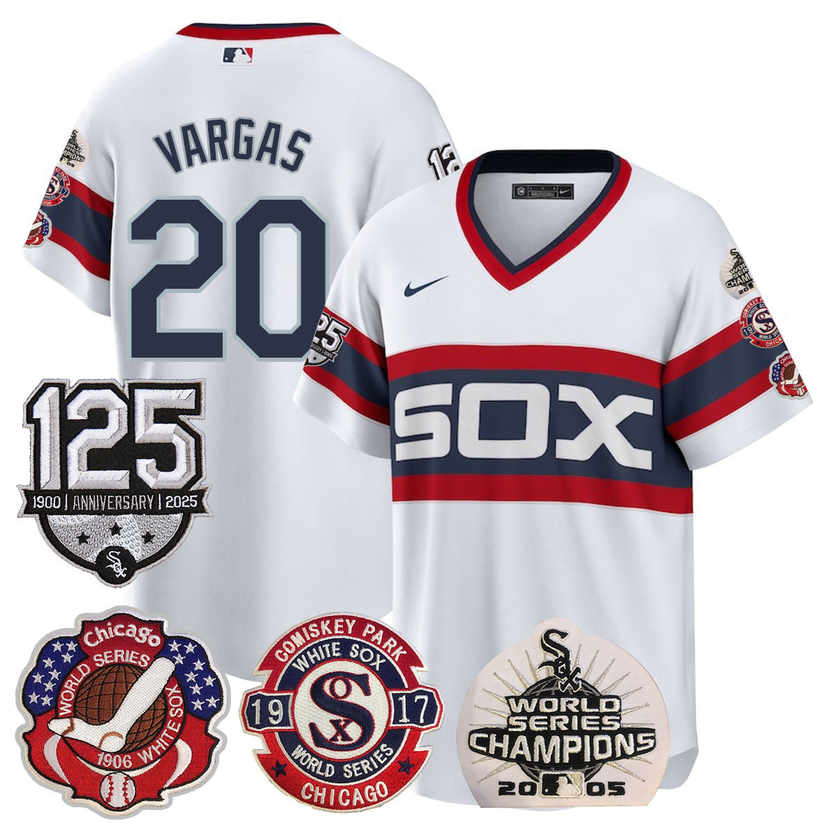CWS 125th Anniversary - World Series Champions Jersey - Stitched
