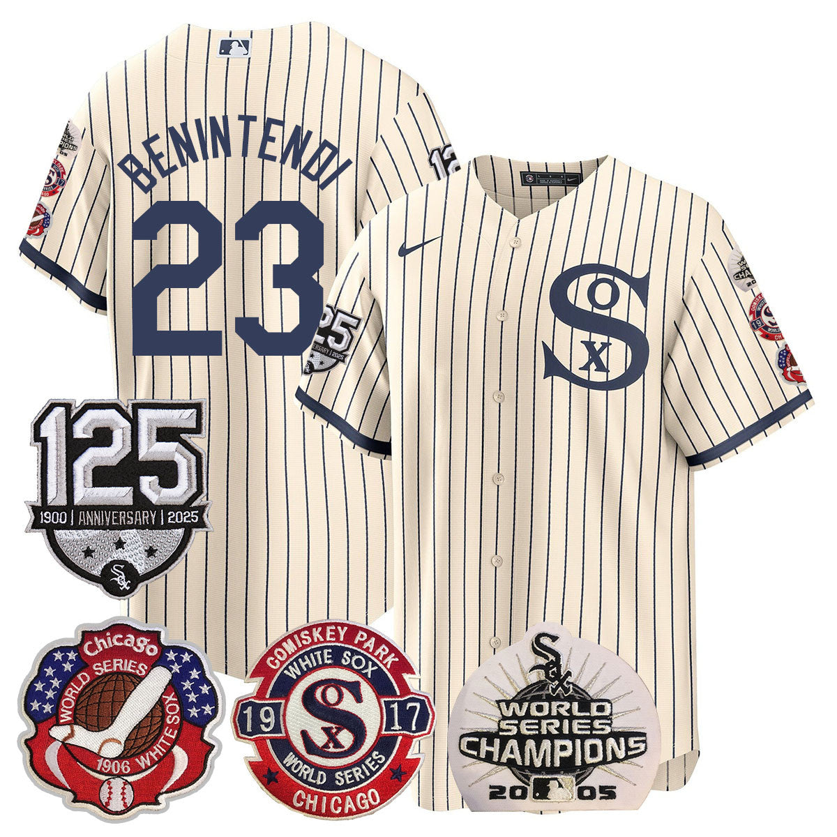 CWS 125th Anniversary - World Series Champions Jersey - Stitched