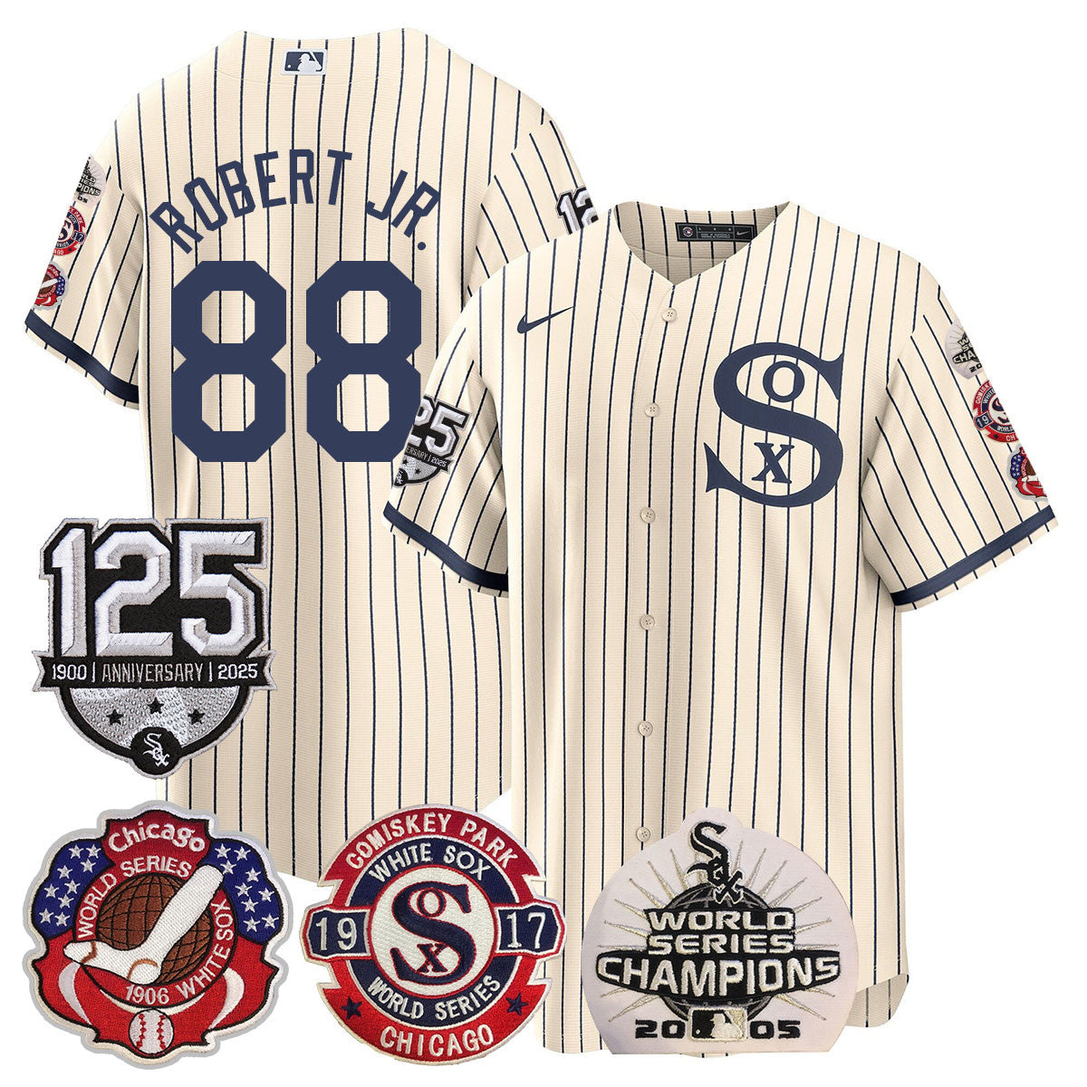 CWS 125th Anniversary - World Series Champions Jersey - Stitched