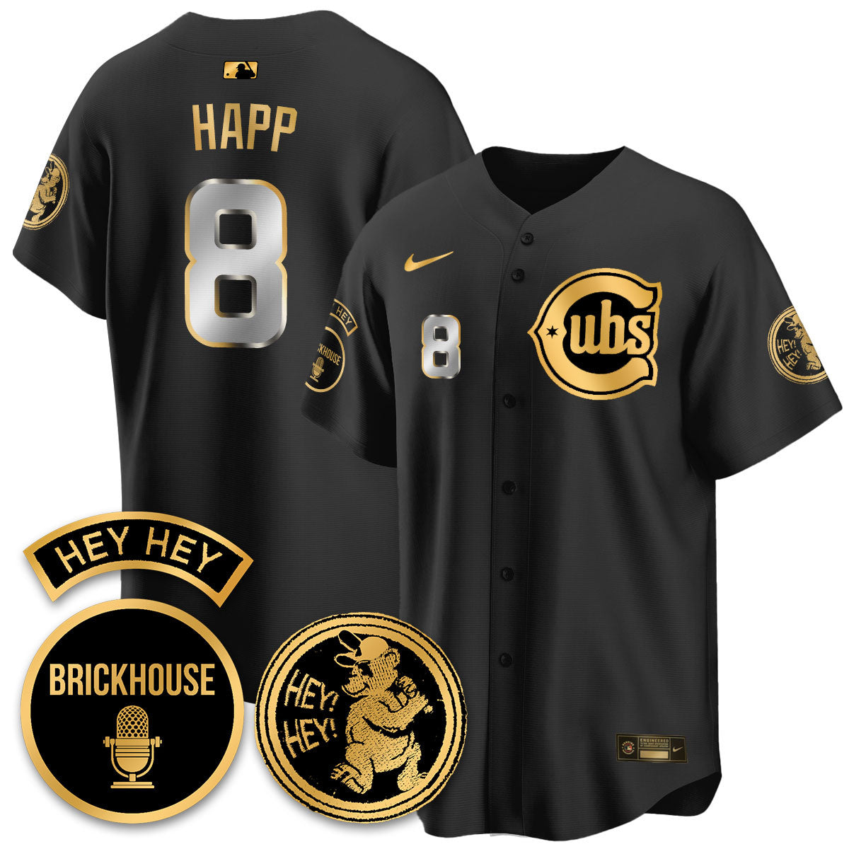 CHC Limited Jersey - Jack Brickhouse "Hey Hey" Patch - Stitched