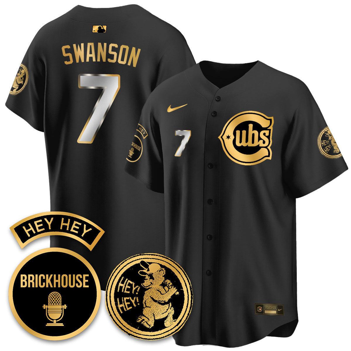 CHC Limited Jersey - Jack Brickhouse "Hey Hey" Patch - Stitched