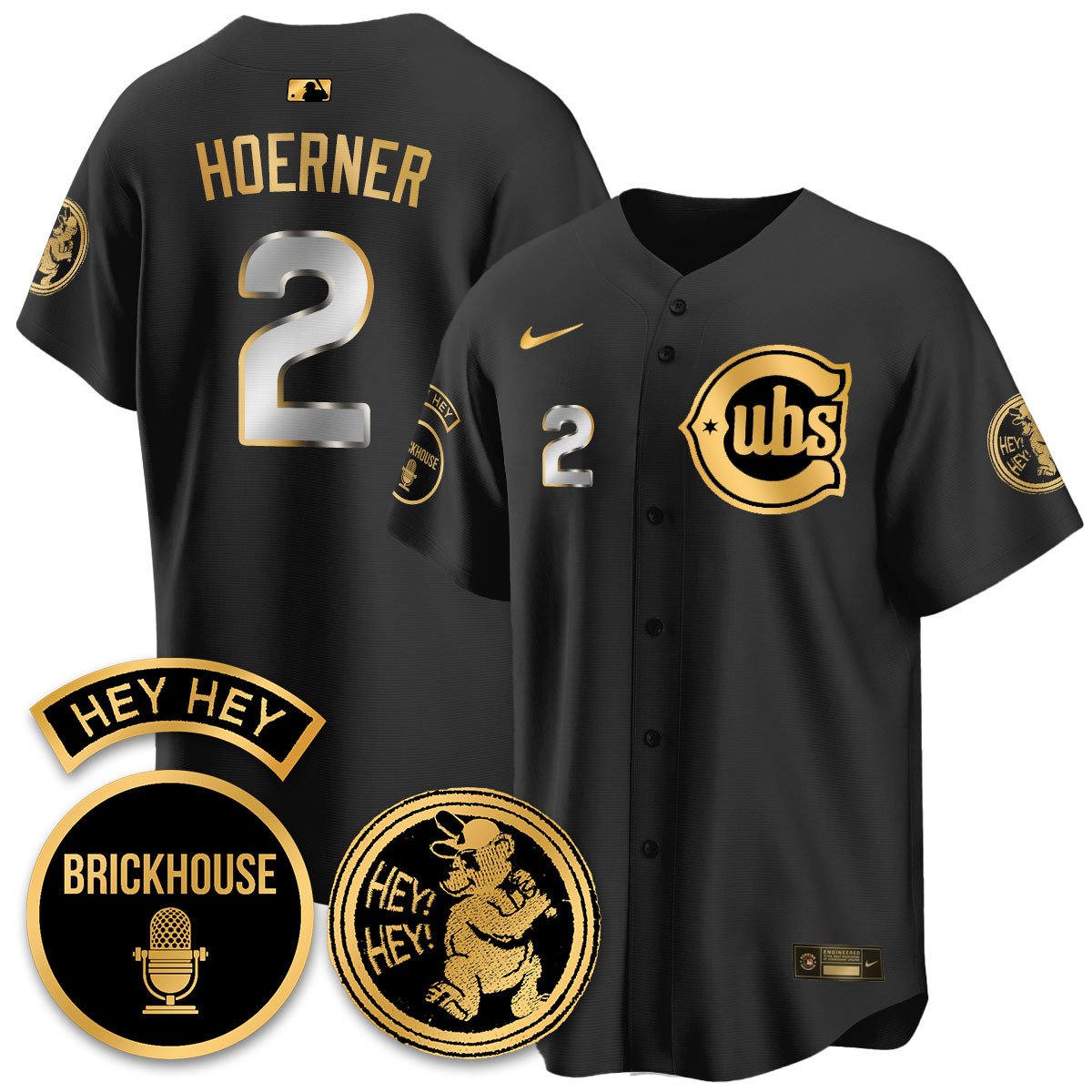CHC Limited Jersey - Jack Brickhouse "Hey Hey" Patch - Stitched