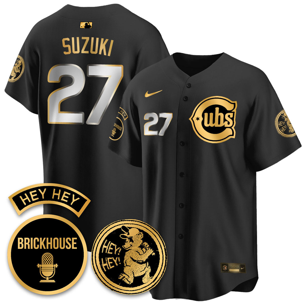 CHC Limited Jersey - Jack Brickhouse "Hey Hey" Patch - Stitched