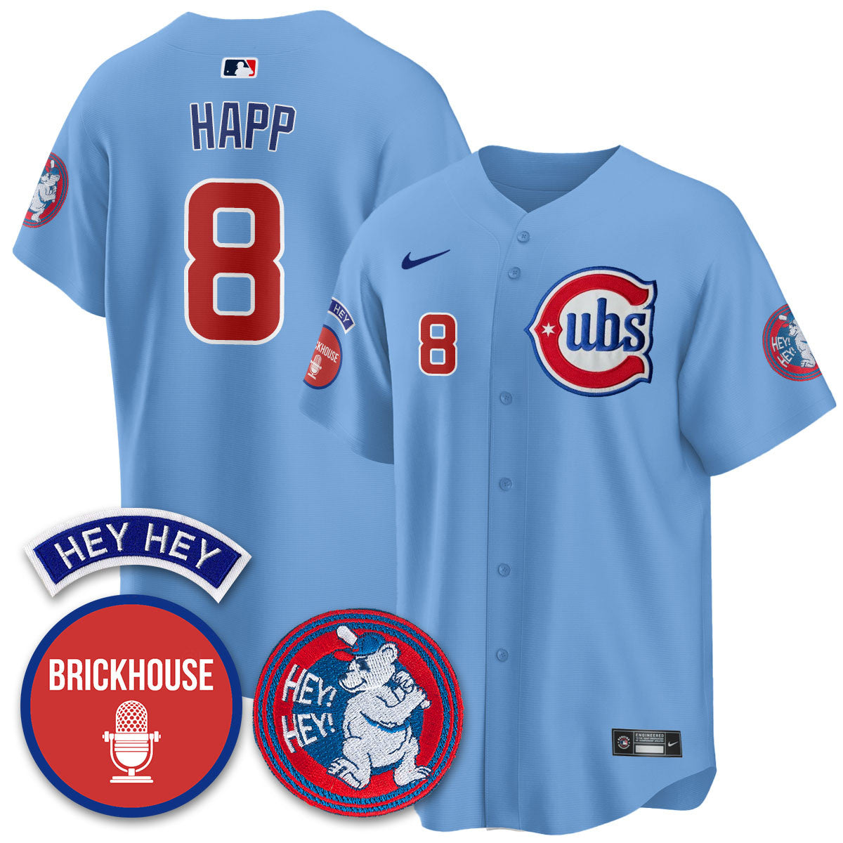 CHC Limited Jersey - Jack Brickhouse "Hey Hey" Patch - Stitched