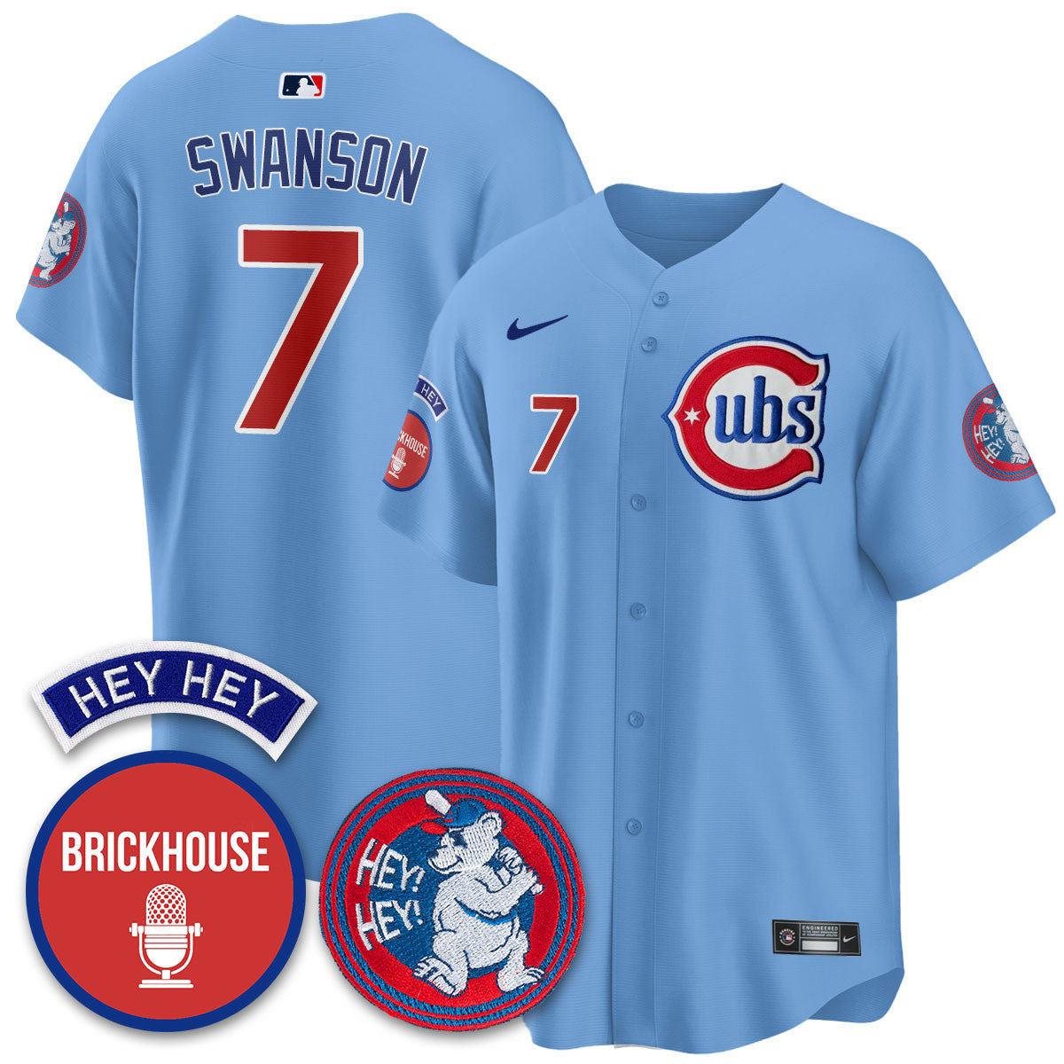 CHC Limited Jersey - Jack Brickhouse "Hey Hey" Patch - Stitched