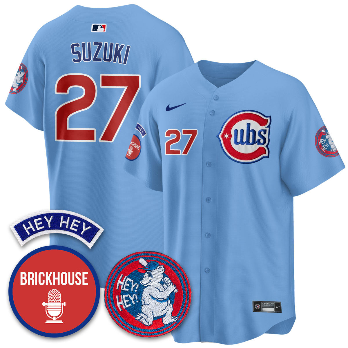 CHC Limited Jersey - Jack Brickhouse "Hey Hey" Patch - Stitched