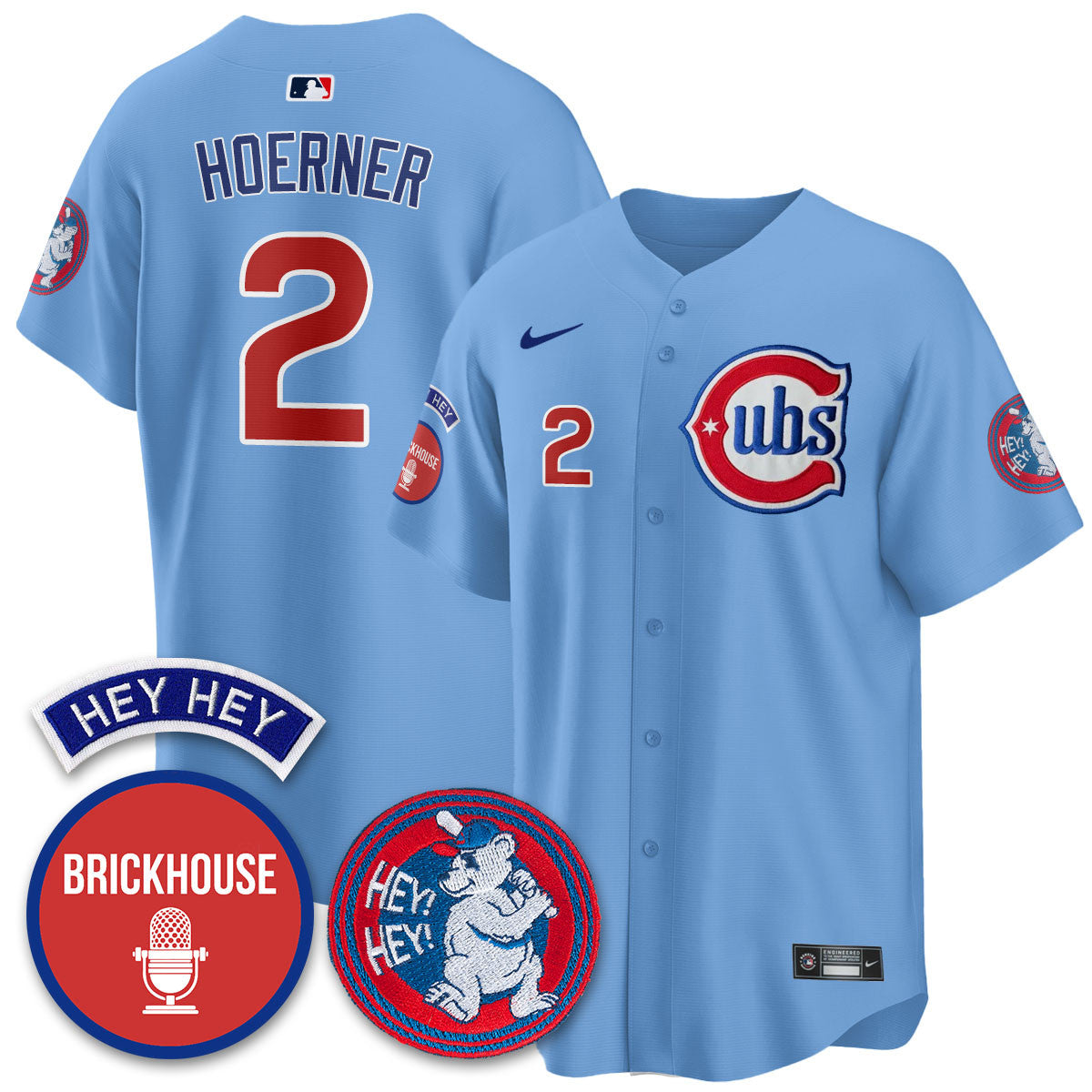 CHC Limited Jersey - Jack Brickhouse "Hey Hey" Patch - Stitched