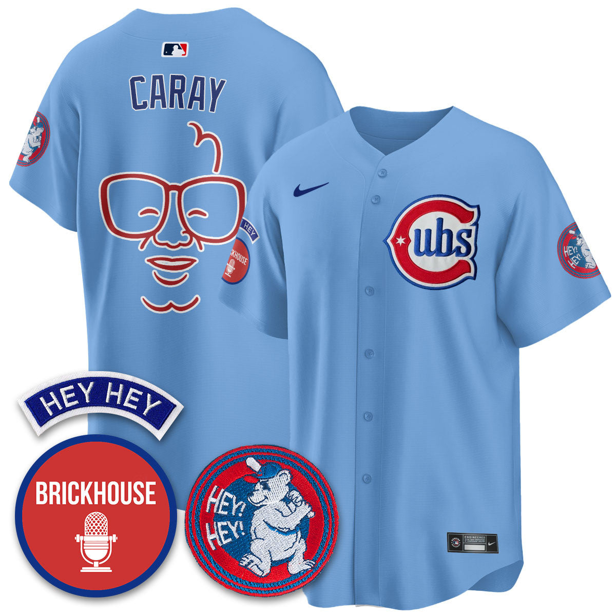 CHC Limited Jersey - Jack Brickhouse "Hey Hey" Patch - Stitched