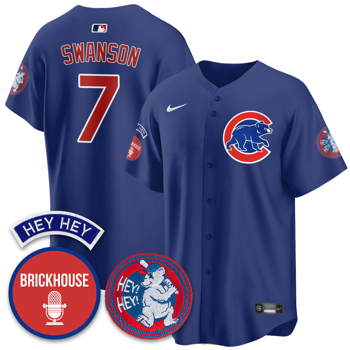 CHC Limited Jersey - Jack Brickhouse "Hey Hey" Patch - Stitched