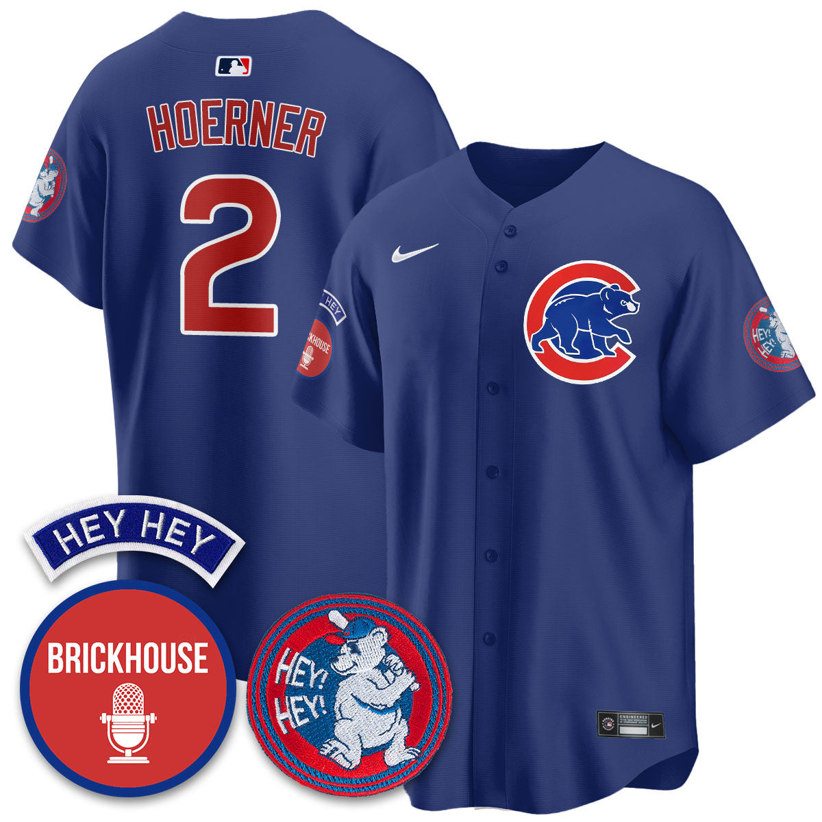 CHC Limited Jersey - Jack Brickhouse "Hey Hey" Patch - Stitched