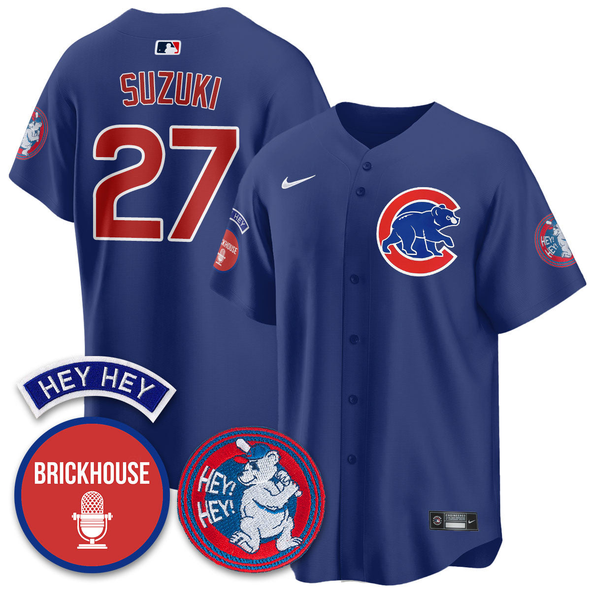 CHC Limited Jersey - Jack Brickhouse "Hey Hey" Patch - Stitched