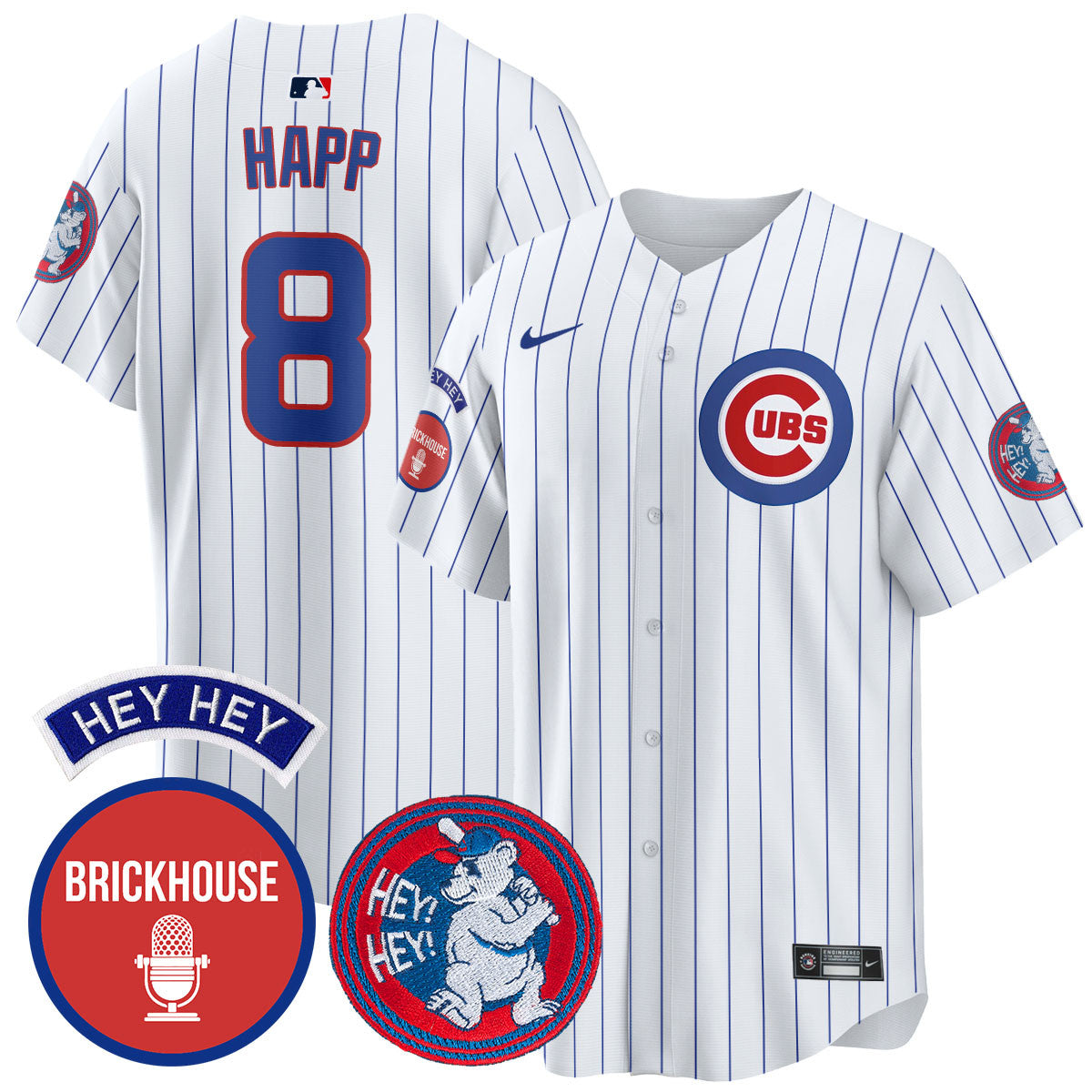 CHC Limited Jersey - Jack Brickhouse "Hey Hey" Patch - Stitched