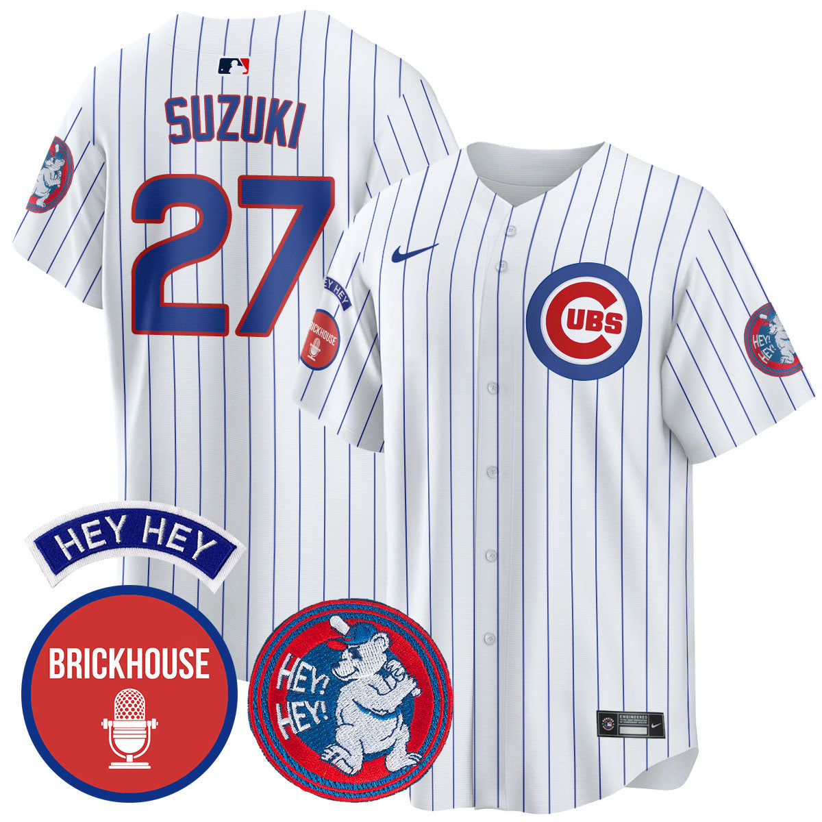 CHC Limited Jersey - Jack Brickhouse "Hey Hey" Patch - Stitched