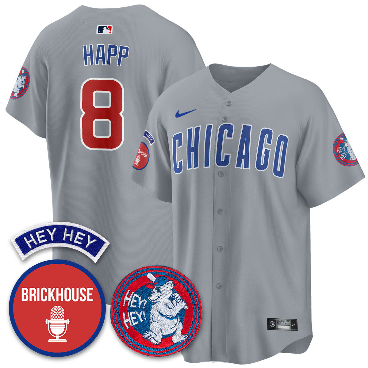 CHC Limited Jersey - Jack Brickhouse "Hey Hey" Patch - Stitched