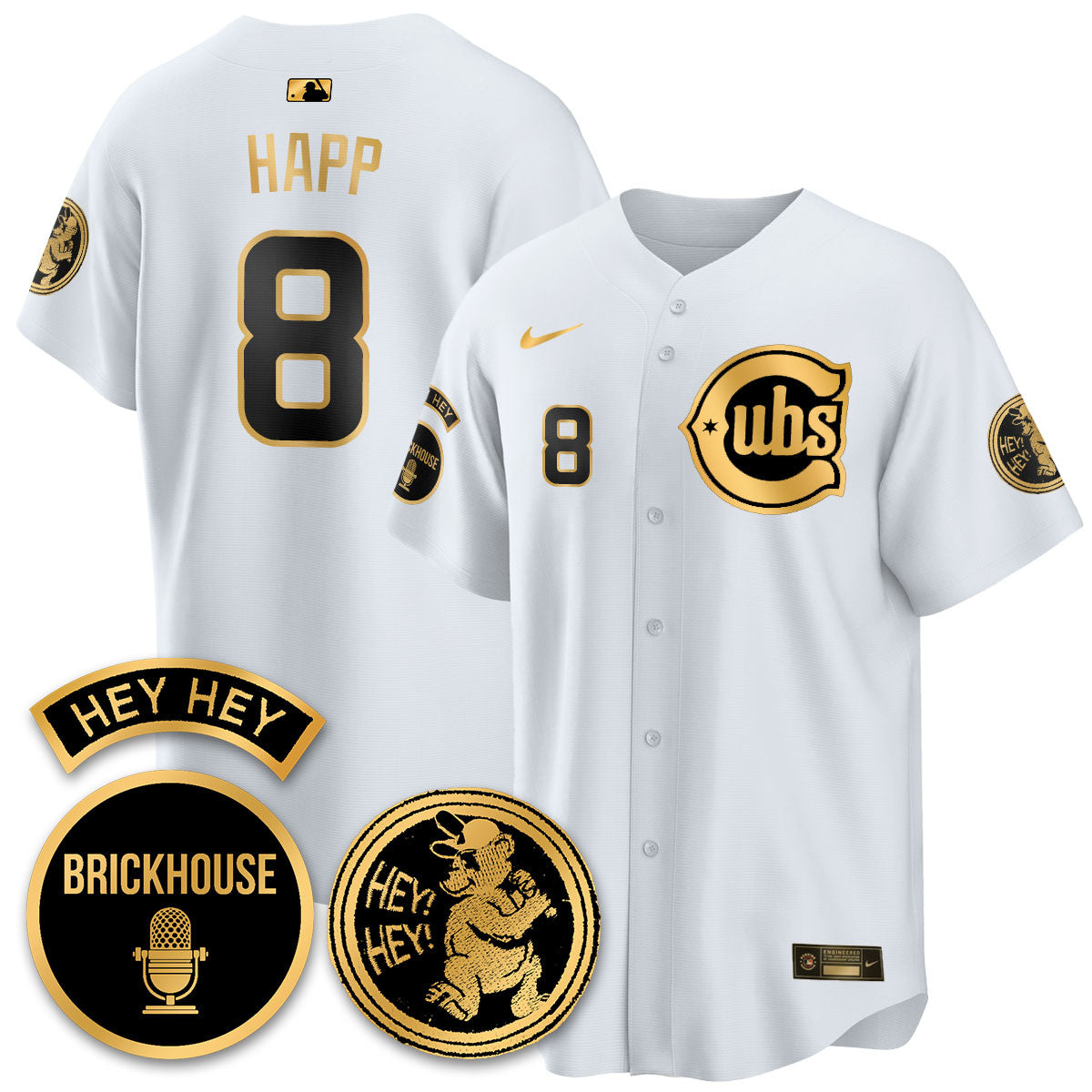 CHC Limited Jersey - Jack Brickhouse "Hey Hey" Patch - Stitched