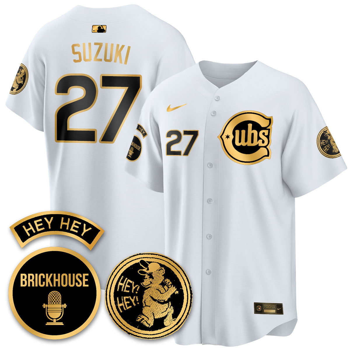 CHC Limited Jersey - Jack Brickhouse "Hey Hey" Patch - Stitched
