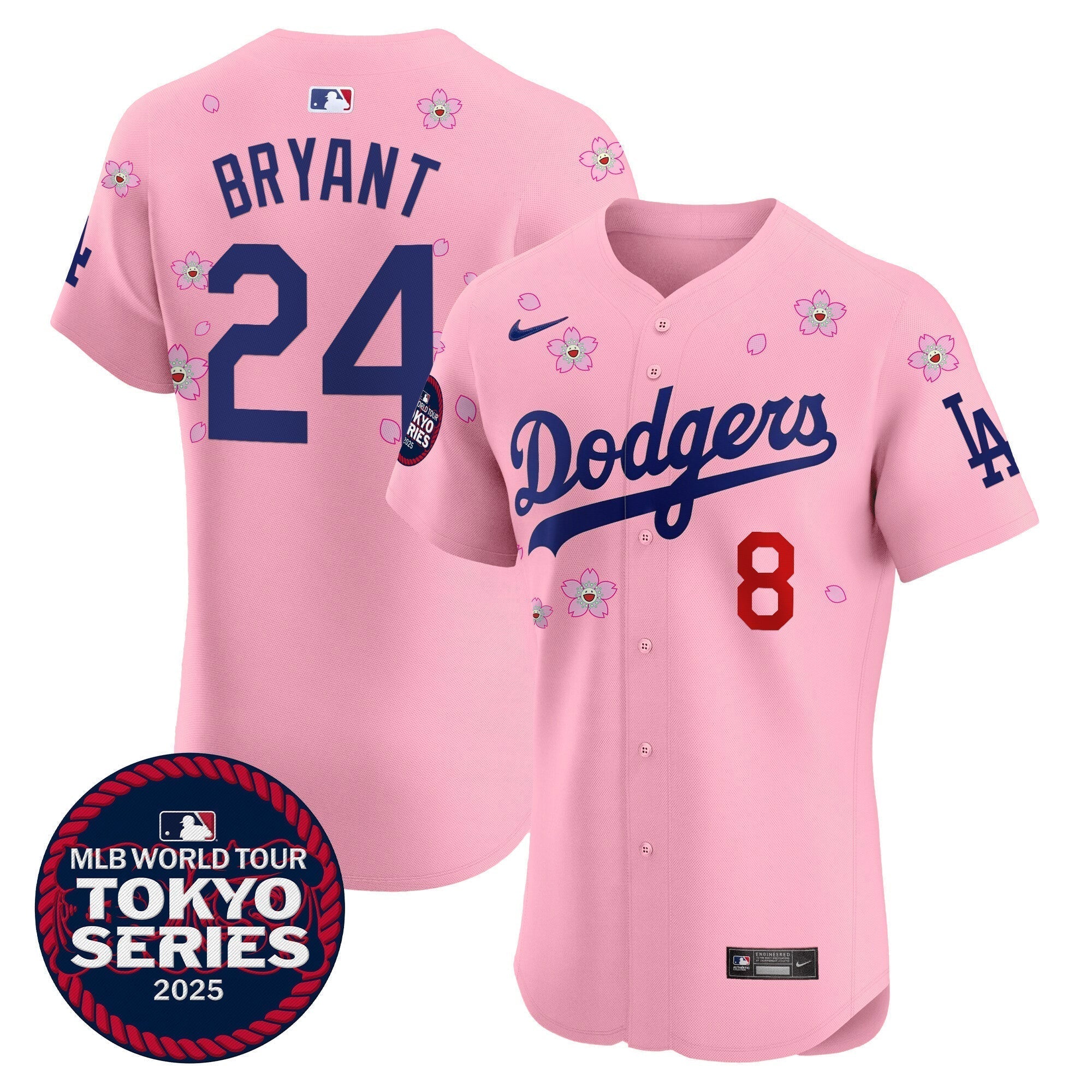 Dodgers Tokyo Series 2025 Vapor Premier Elite Jersey - Stitched