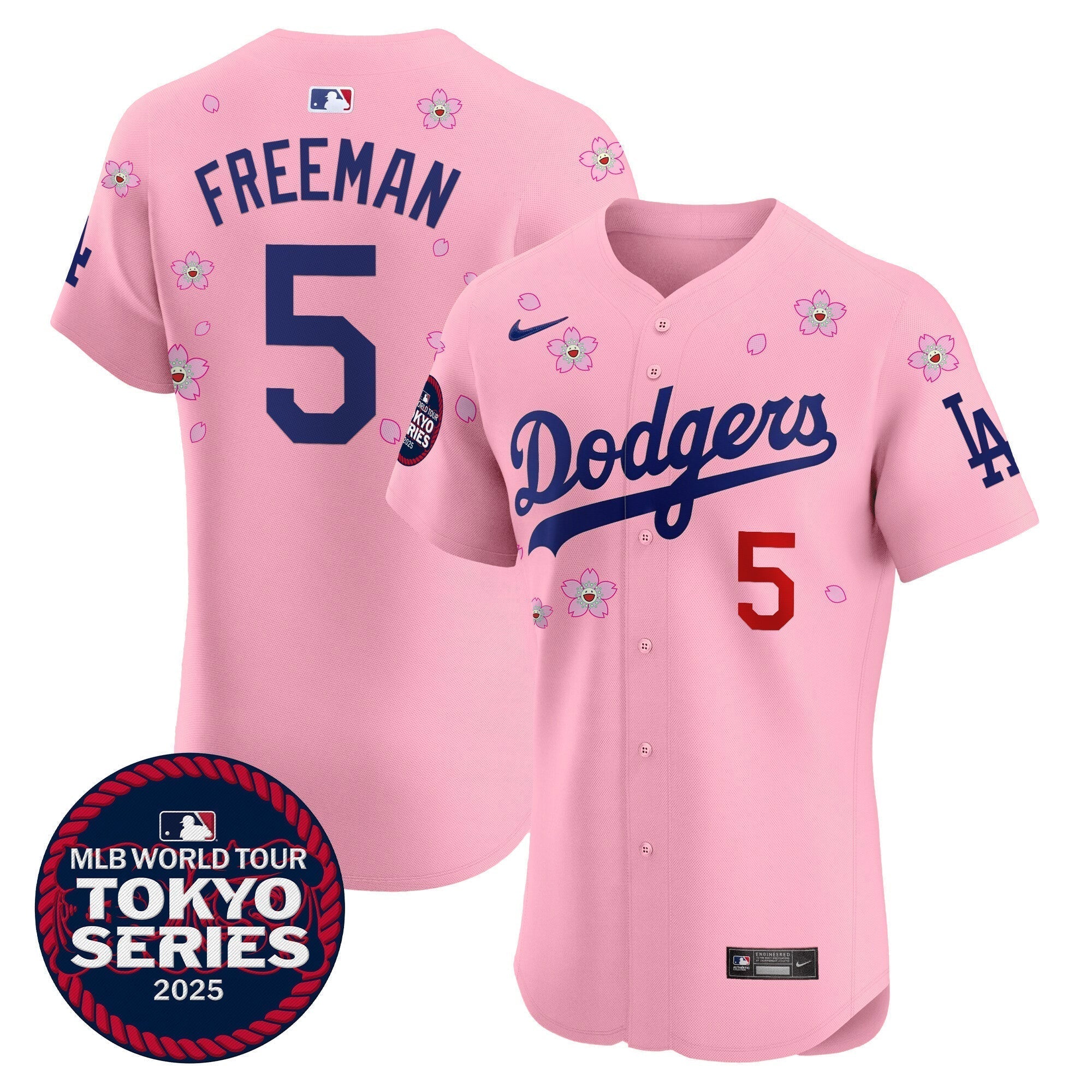 Dodgers Tokyo Series 2025 Vapor Premier Elite Jersey - Stitched