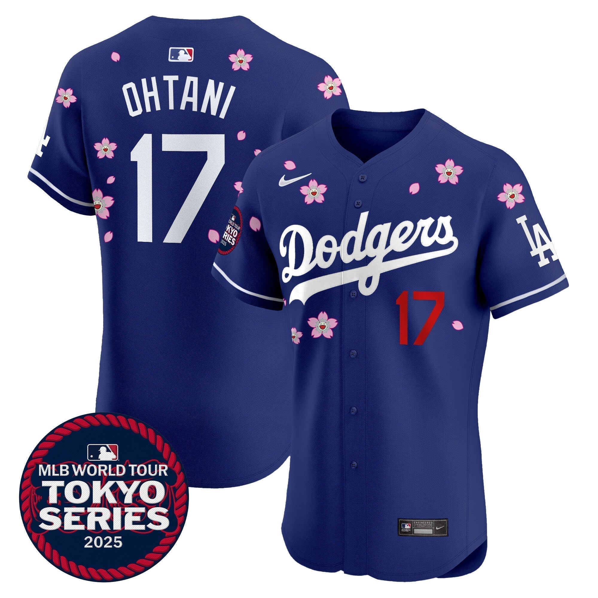 Dodgers Tokyo Series 2025 Vapor Premier Elite Jersey - Stitched