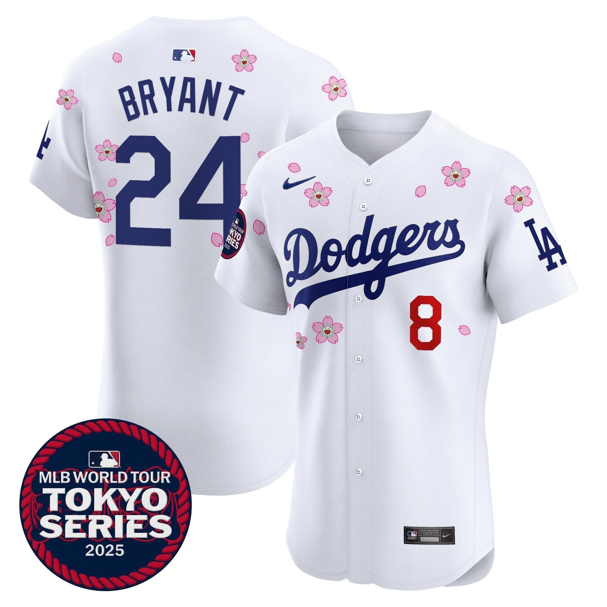 Dodgers Tokyo Series 2025 Vapor Premier Elite Jersey - Stitched