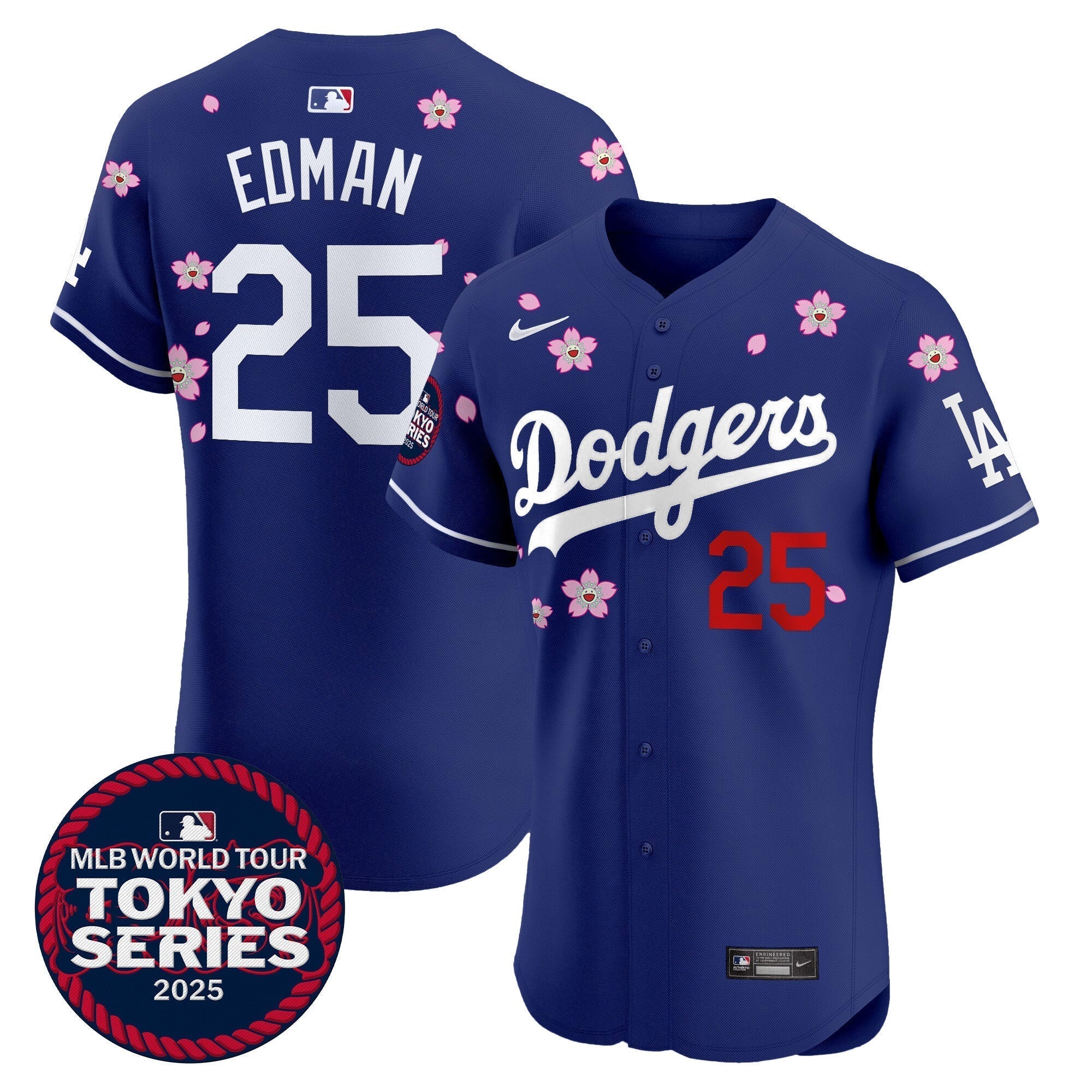 Dodgers Tokyo Series 2025 Vapor Premier Elite Jersey - Stitched