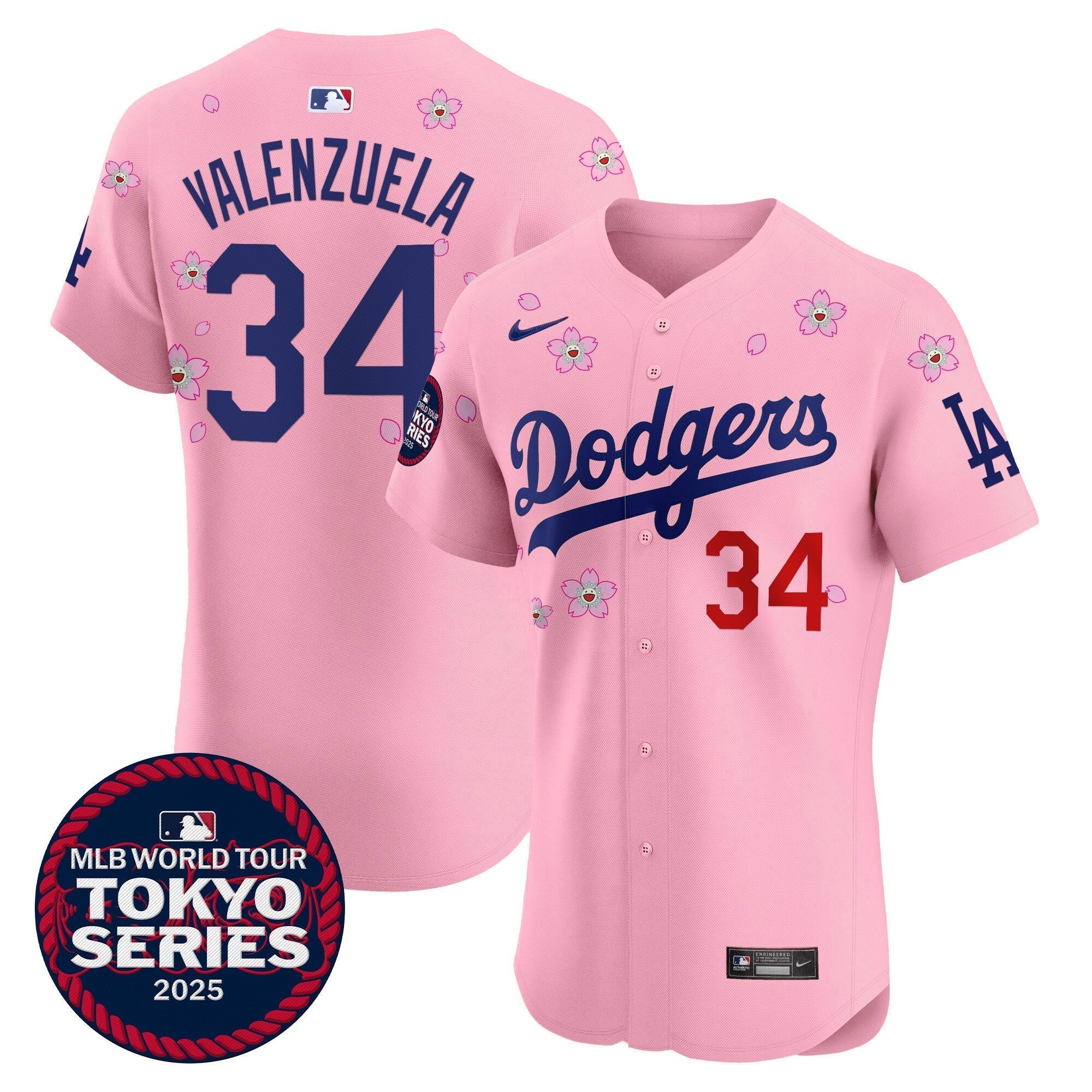 Dodgers Tokyo Series 2025 Vapor Premier Elite Jersey - Stitched