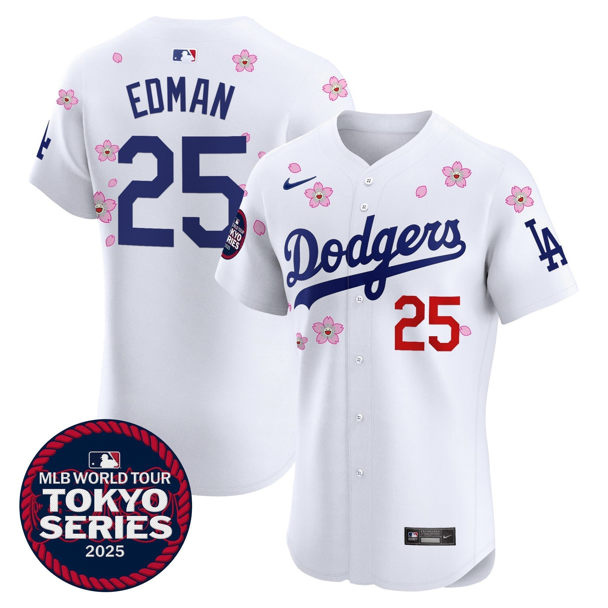 Dodgers Tokyo Series 2025 Vapor Premier Elite Jersey - Stitched