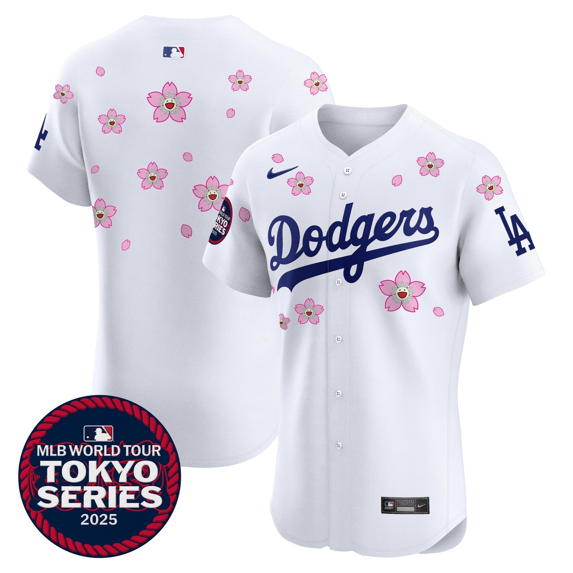 Dodgers Tokyo Series 2025 Vapor Premier Elite Jersey - Stitched