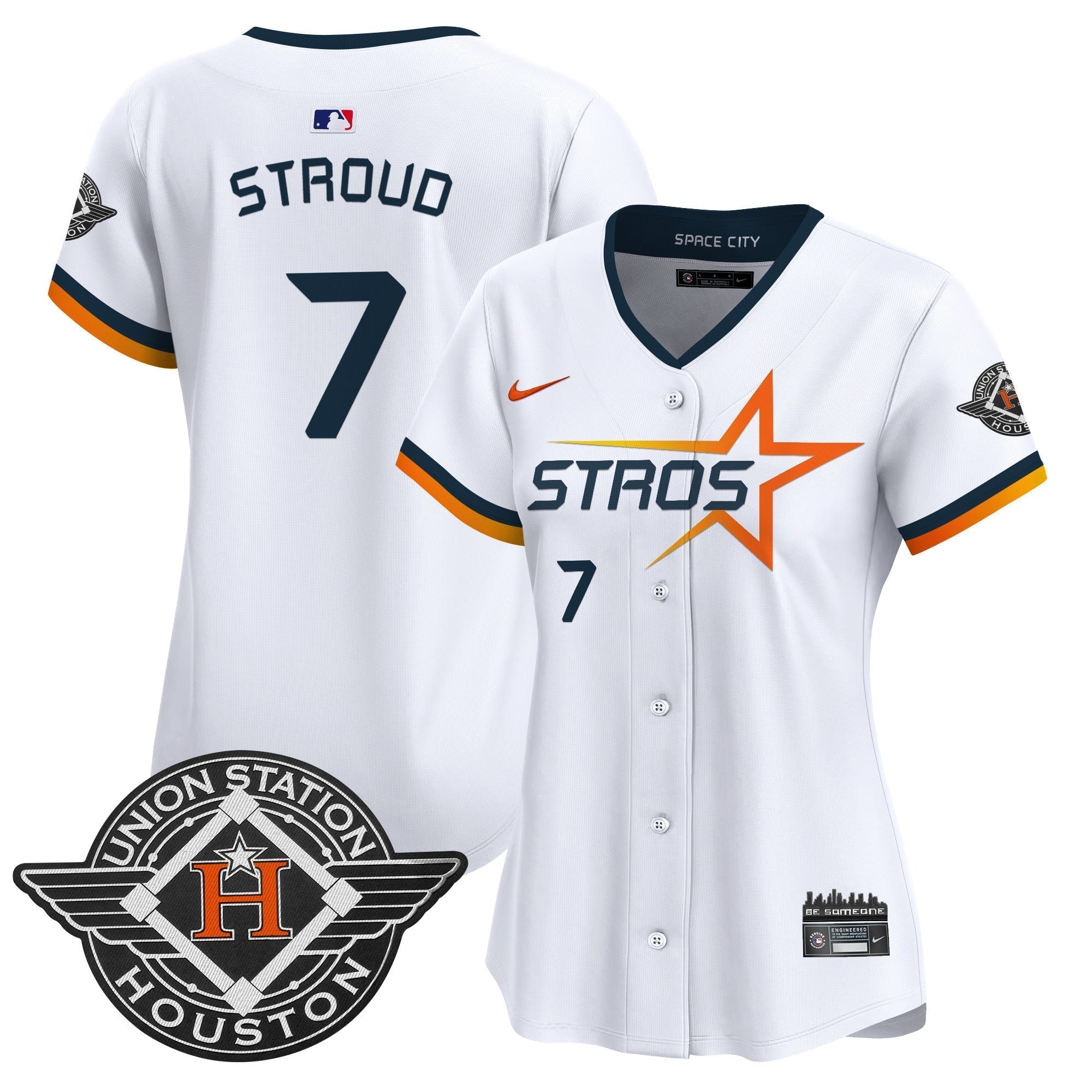 Women's HOU 2025 City Connect Vapor Premier Limited Jersey - Stitched