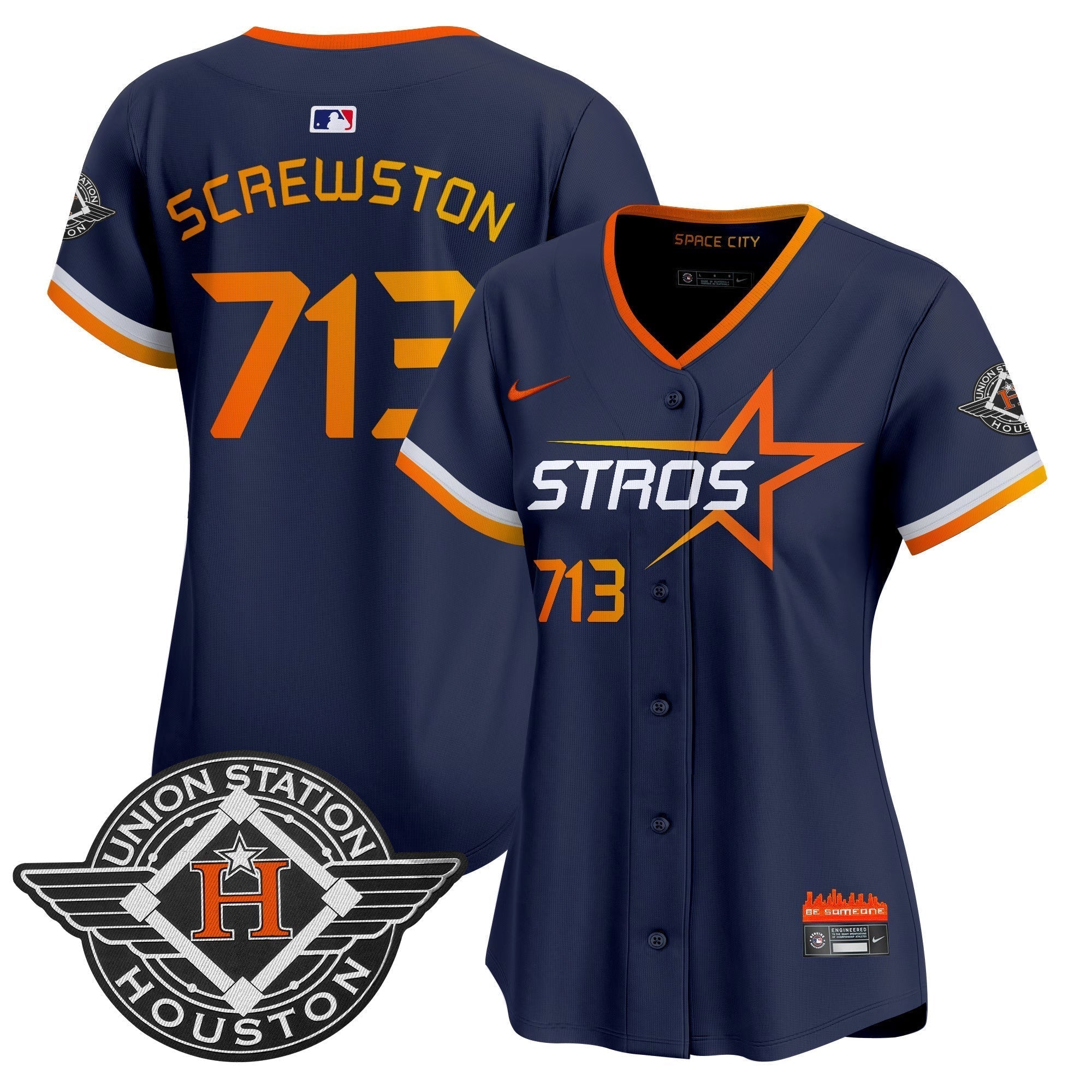 Women's HOU 2025 City Connect Vapor Premier Limited Jersey - Stitched