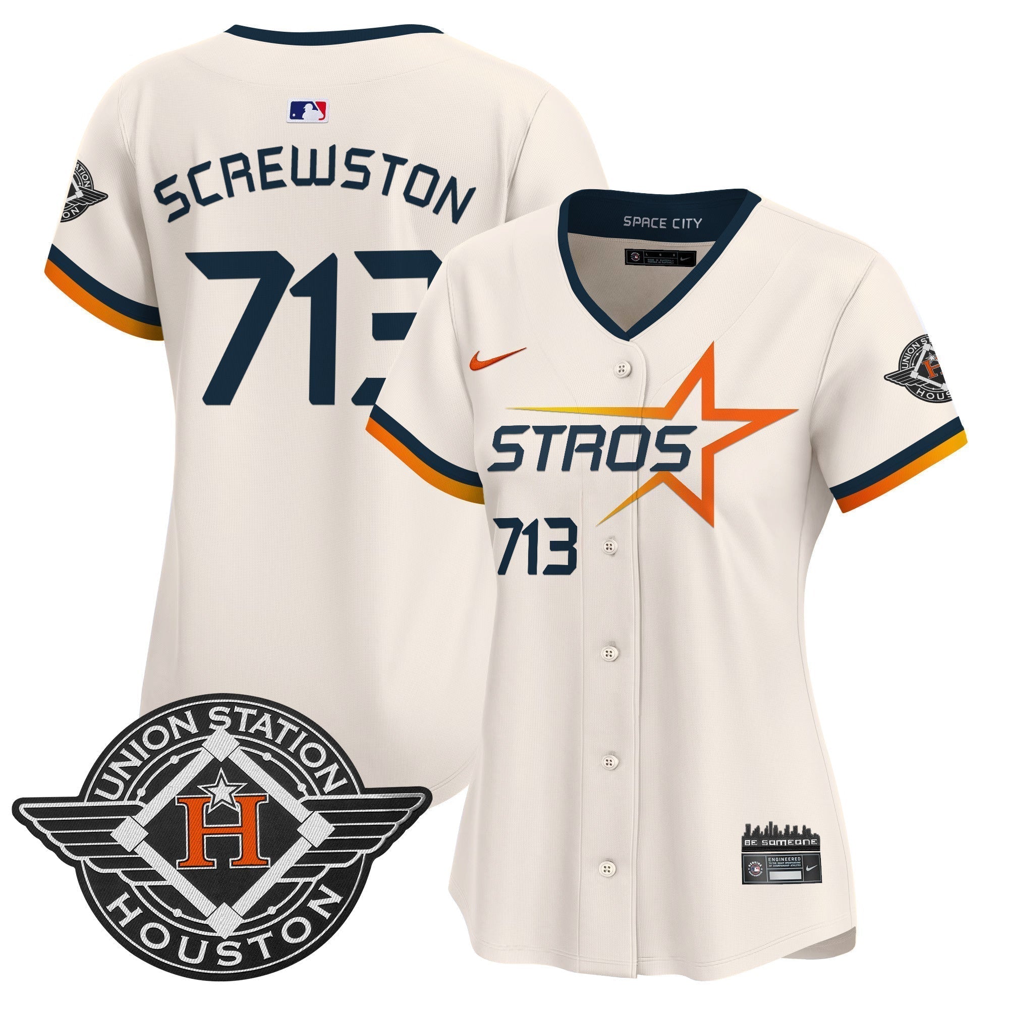 Women's HOU 2025 City Connect Vapor Premier Limited Jersey - Stitched