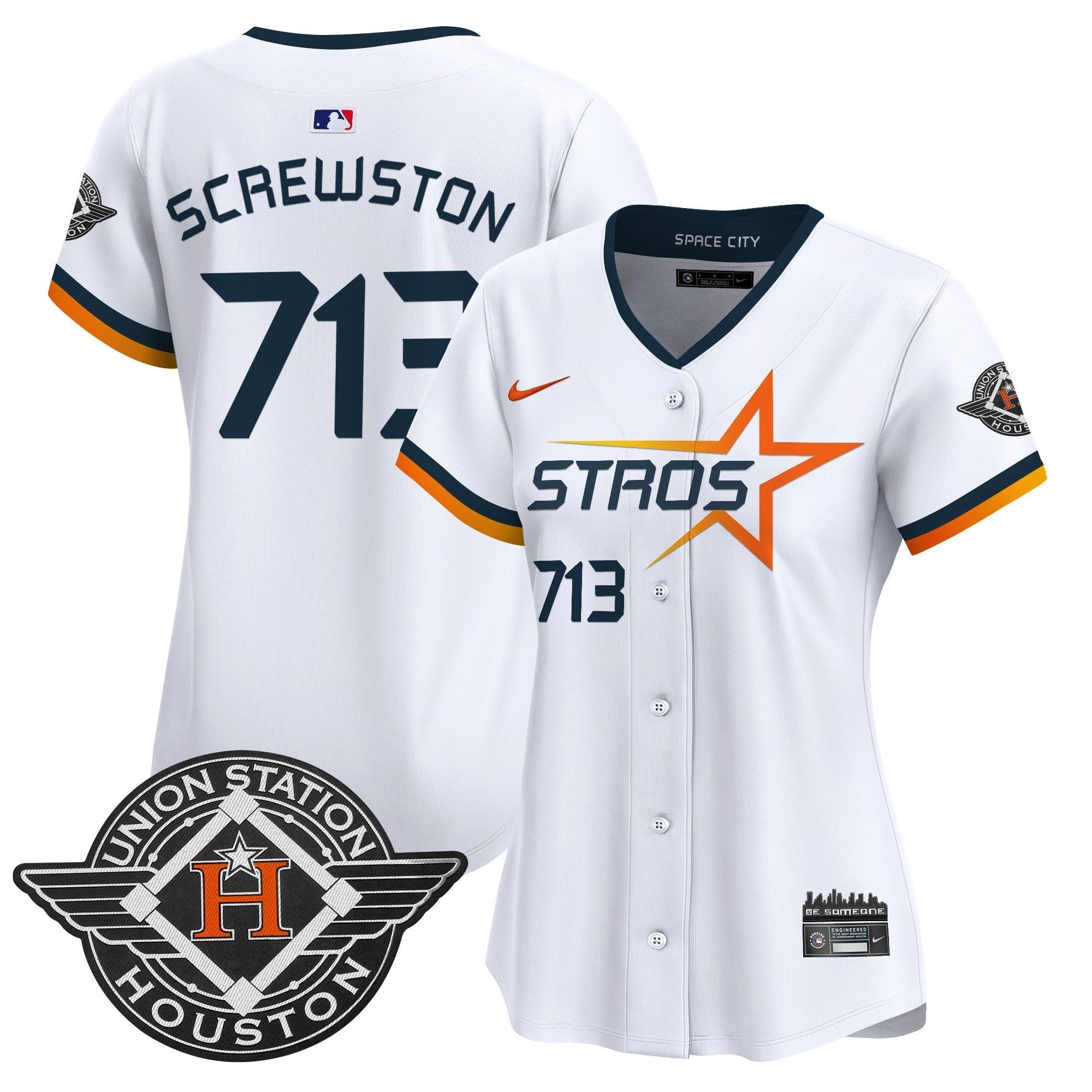 Women's HOU 2025 City Connect Vapor Premier Limited Jersey - Stitched