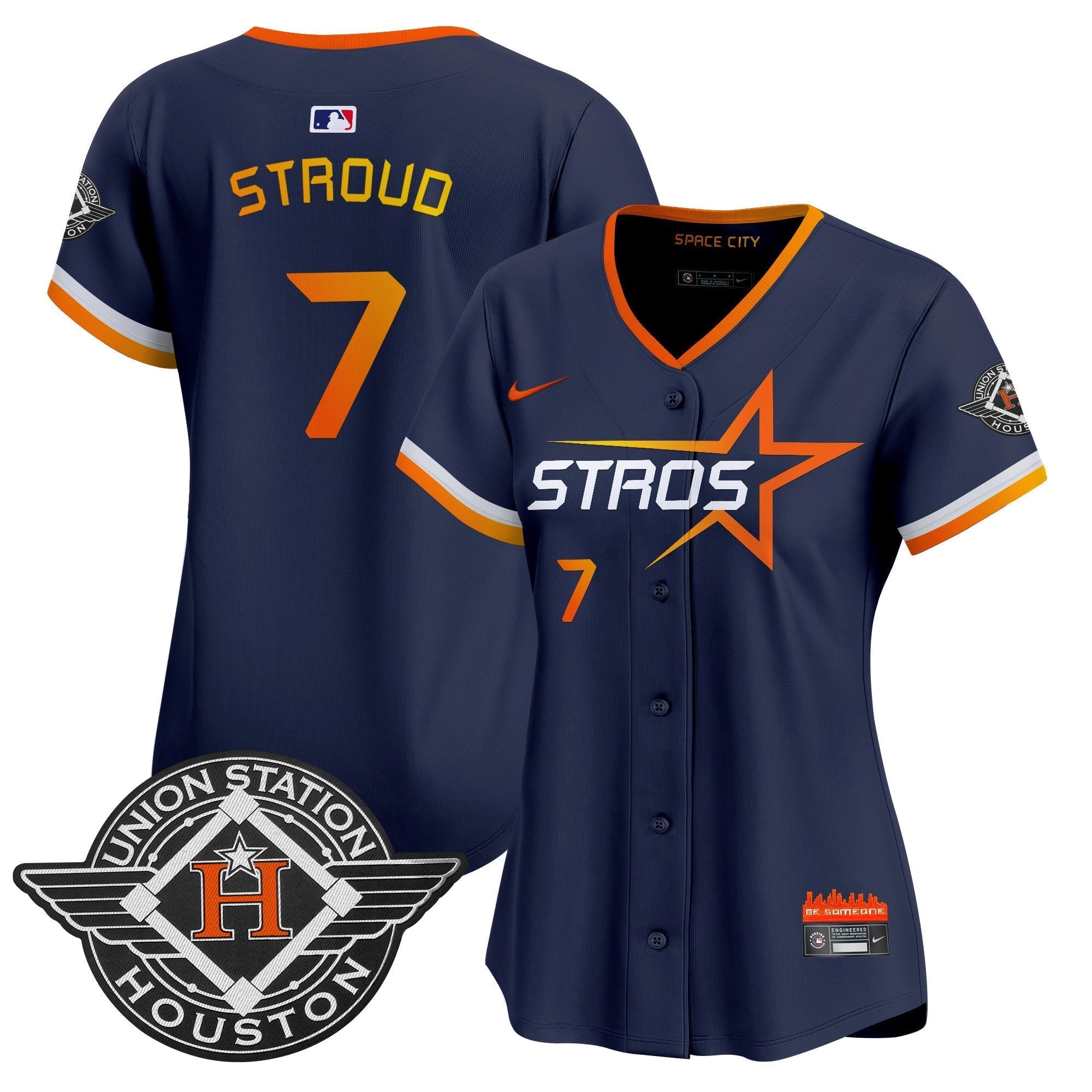 Women's HOU 2025 City Connect Vapor Premier Limited Jersey - Stitched