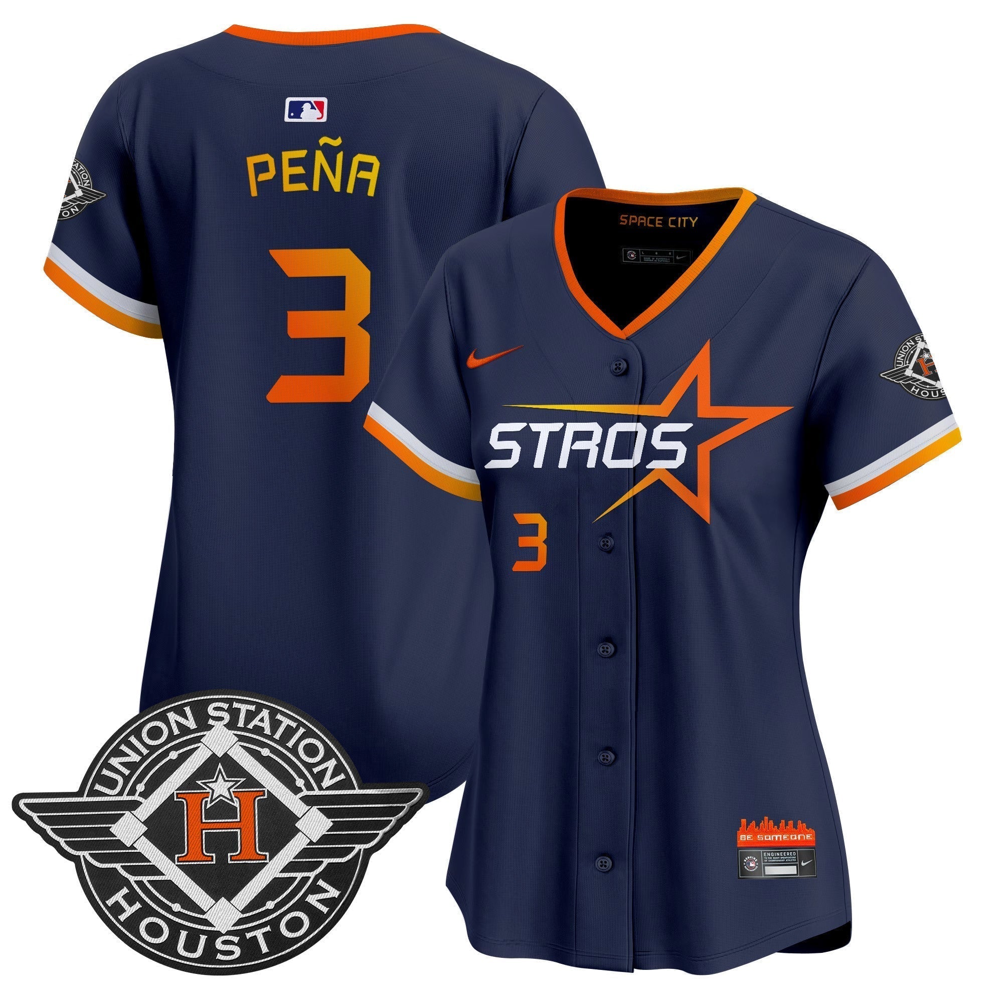 Women's HOU 2025 City Connect Vapor Premier Limited Jersey - Stitched