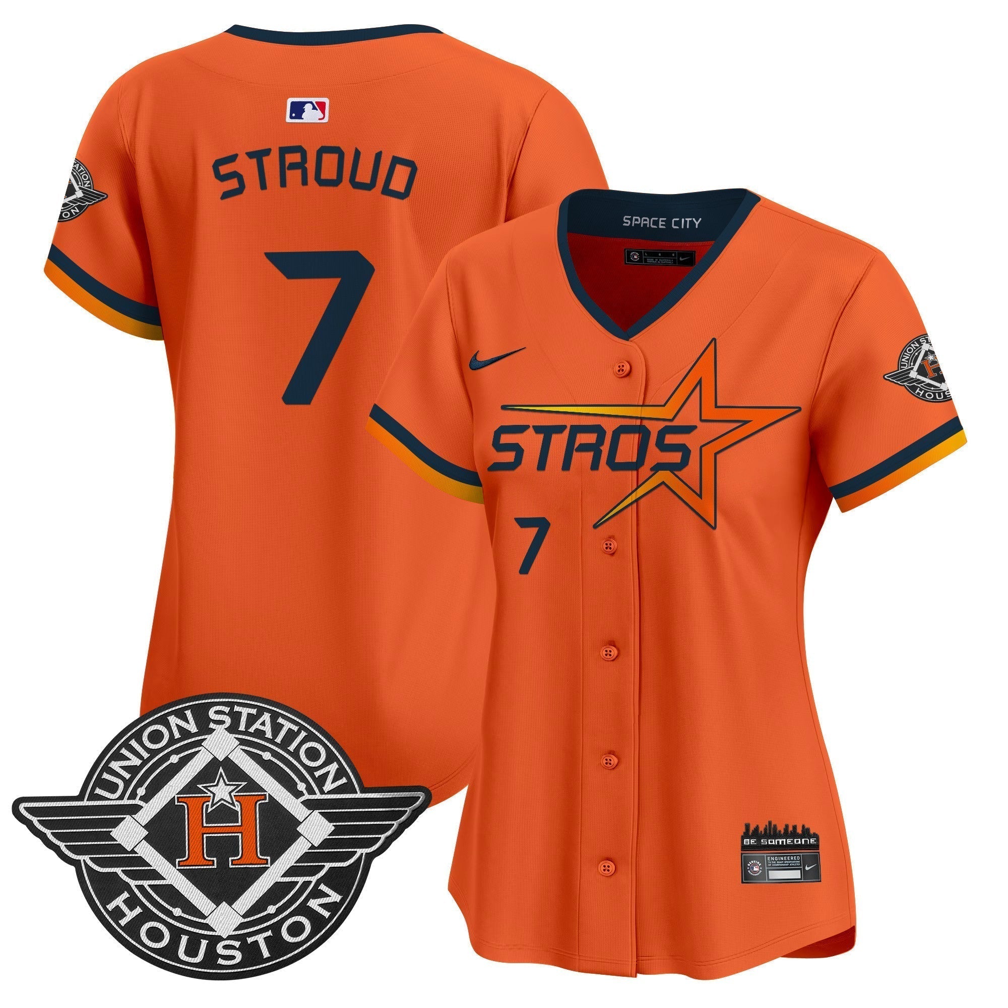 Women's HOU 2025 City Connect Vapor Premier Limited Jersey - Stitched