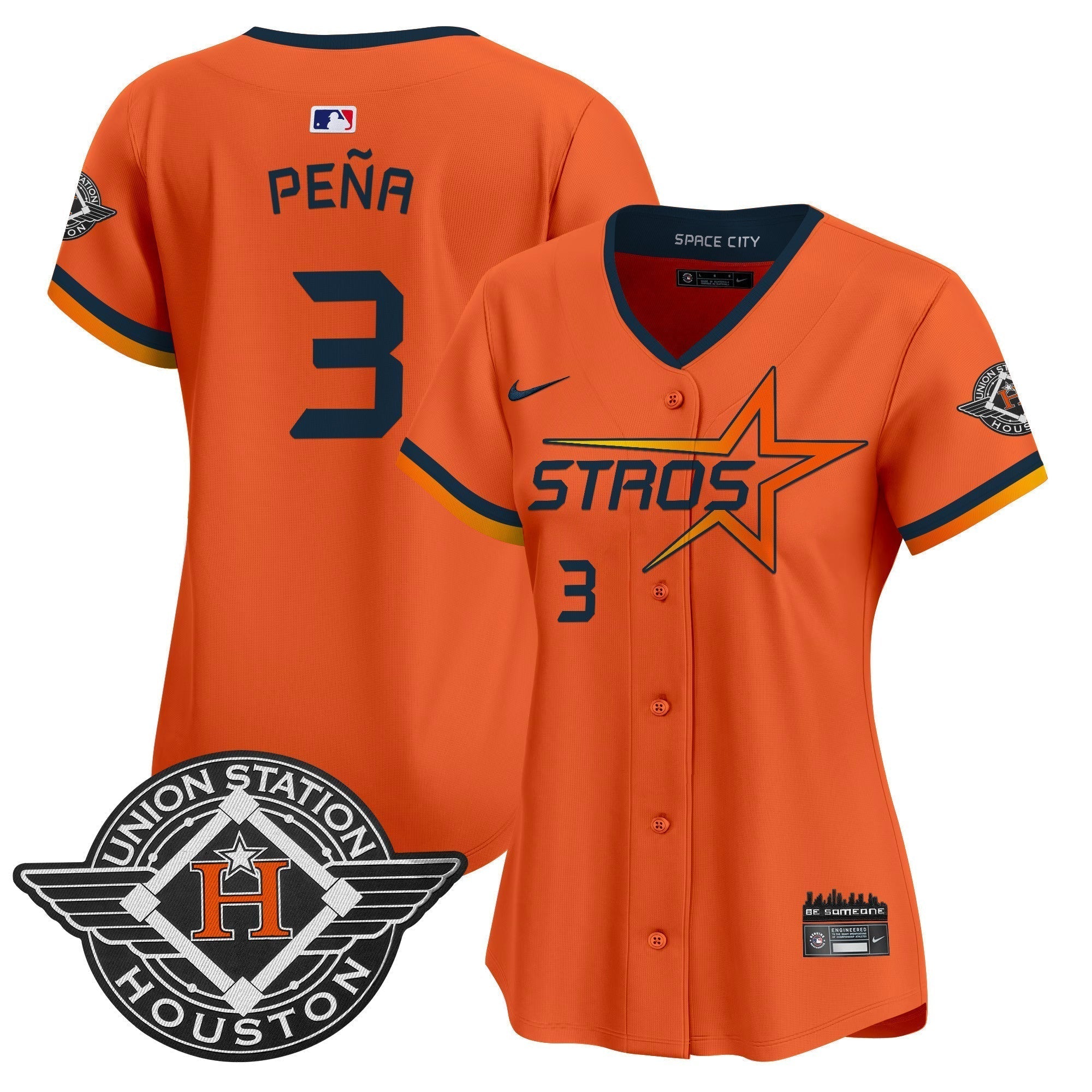 Women's HOU 2025 City Connect Vapor Premier Limited Jersey - Stitched