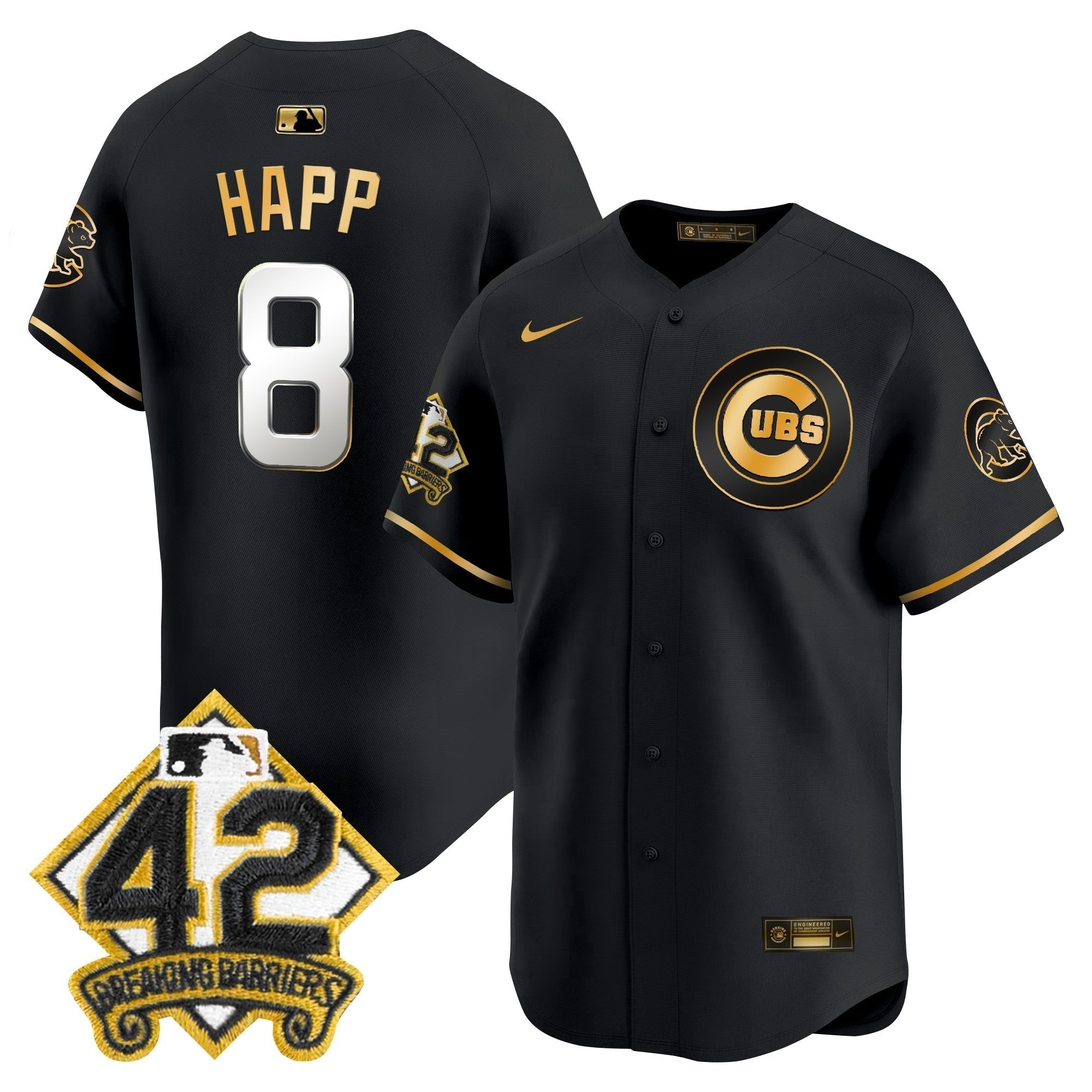 CHC 2025 Jackie Robinson Patch Vapor Premier Limited Jersey - Stitched