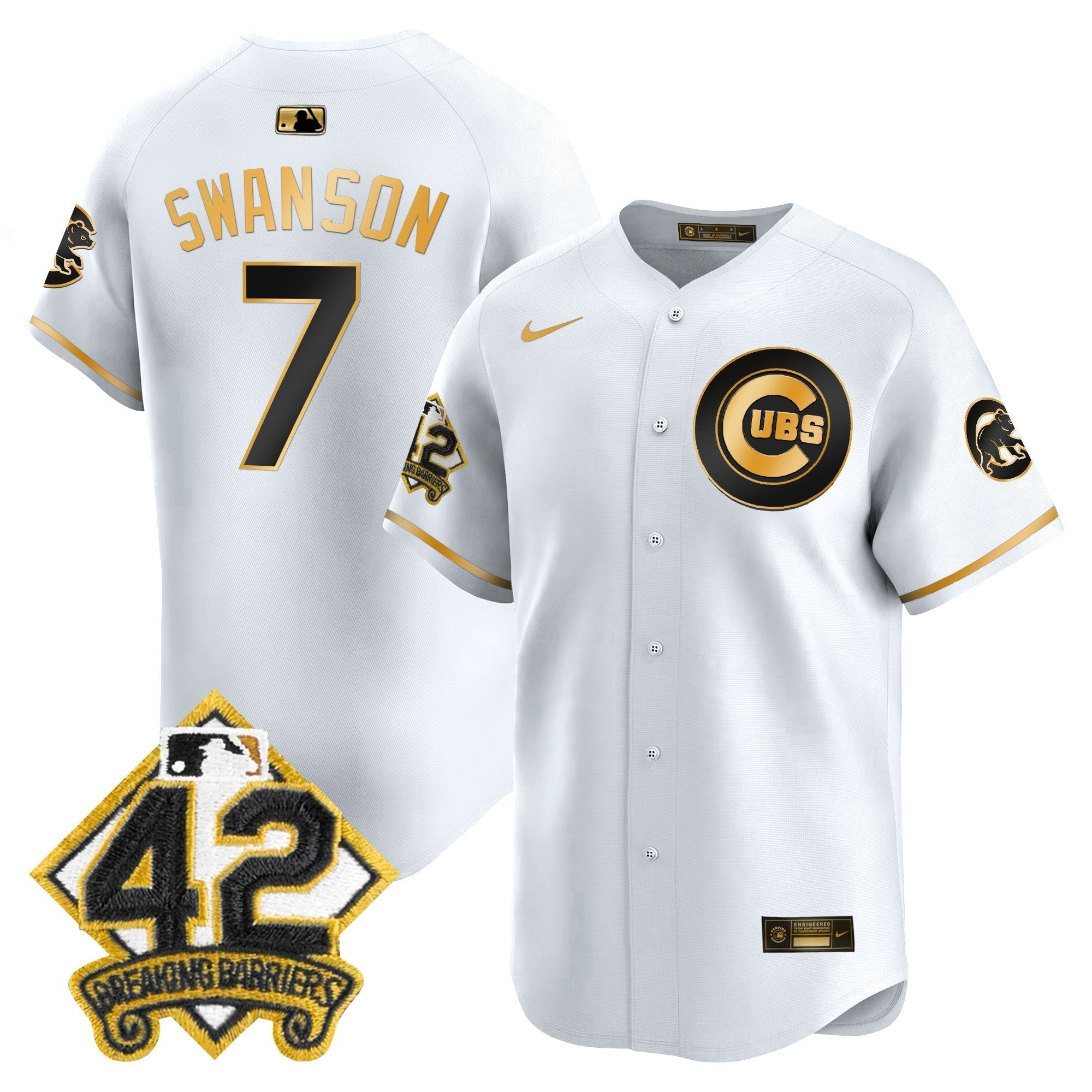 CHC 2025 Jackie Robinson Patch Vapor Premier Limited Jersey - Stitched