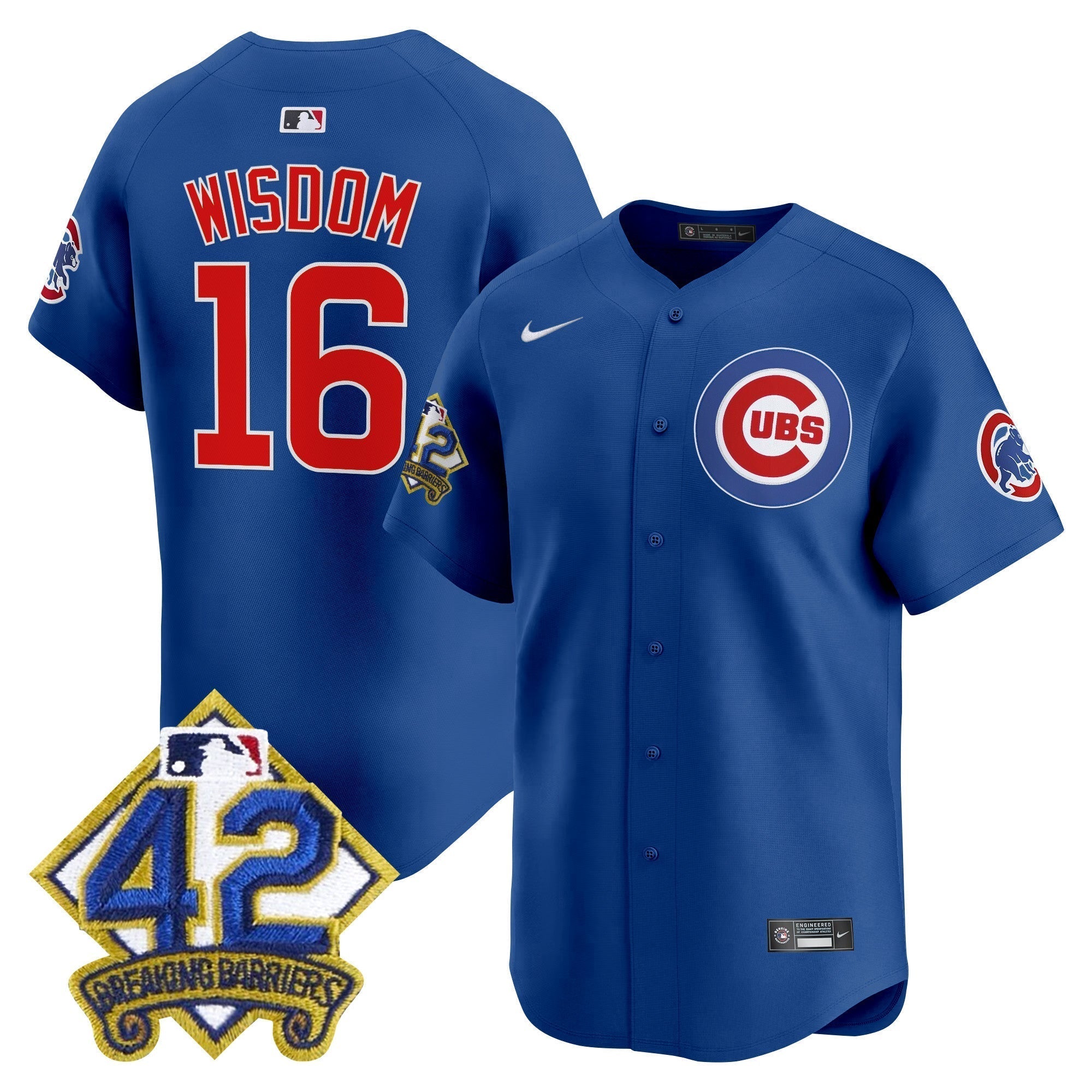 CHC 2025 Jackie Robinson Patch Vapor Premier Limited Jersey - Stitched