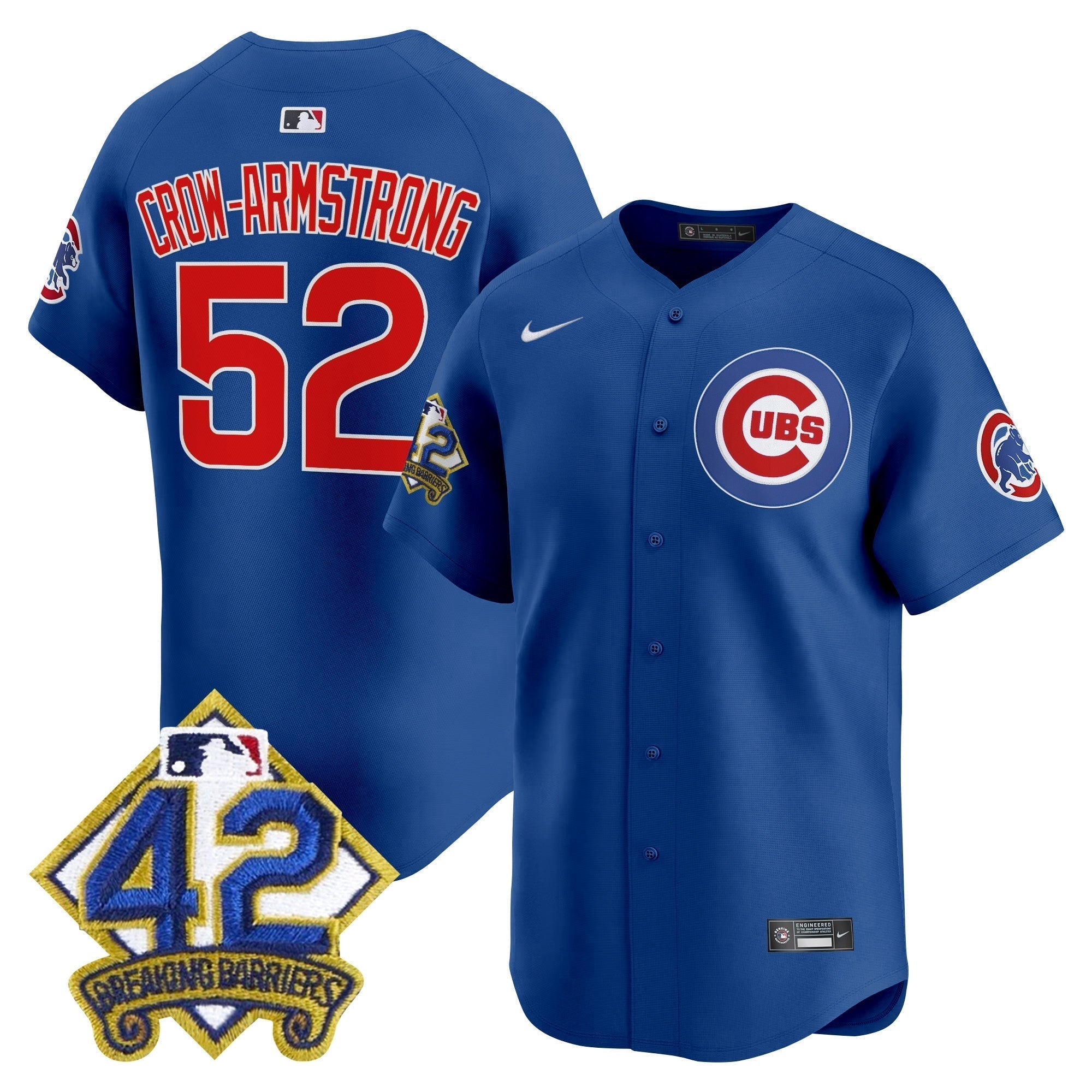 CHC 2025 Jackie Robinson Patch Vapor Premier Limited Jersey - Stitched