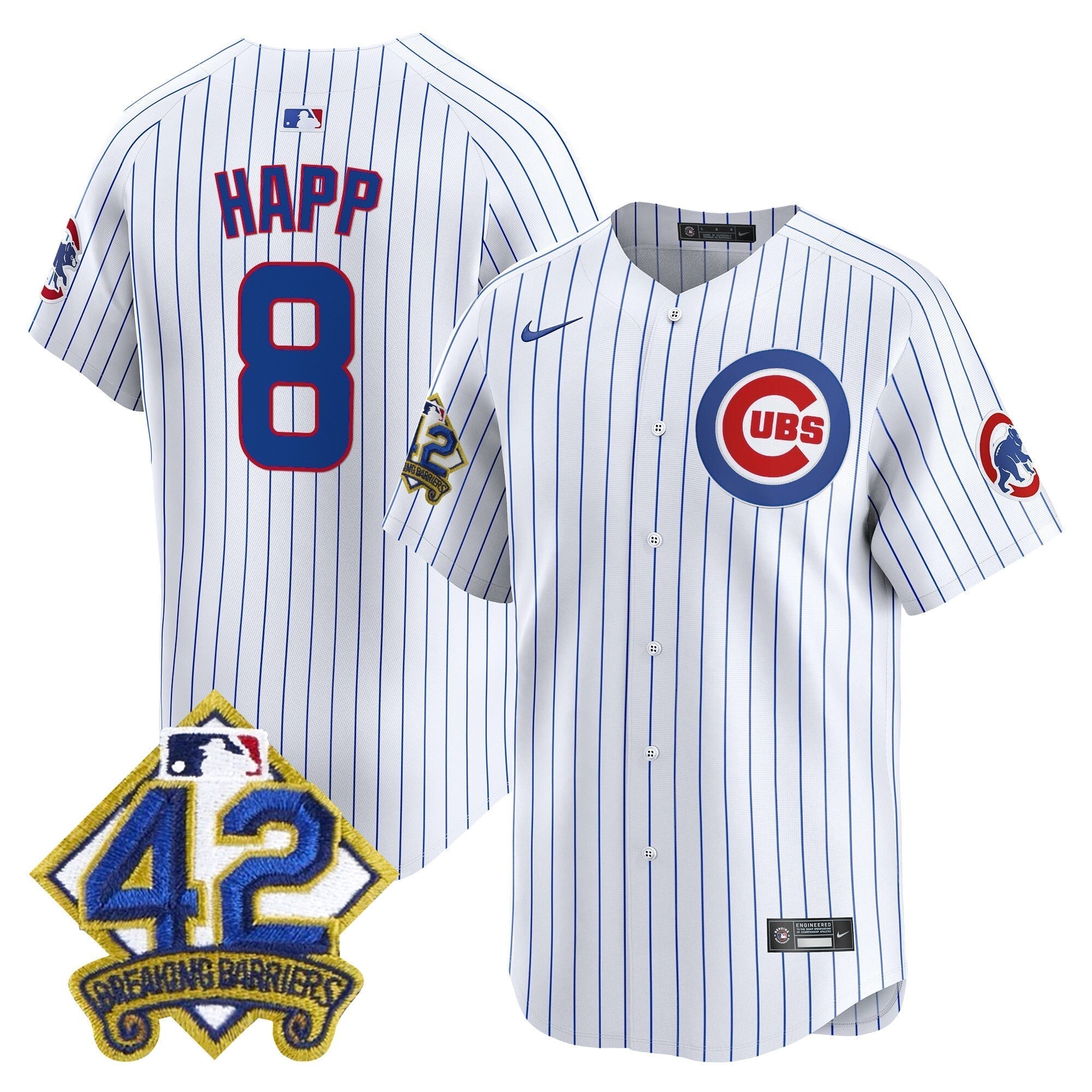 CHC 2025 Jackie Robinson Patch Vapor Premier Limited Jersey - Stitched