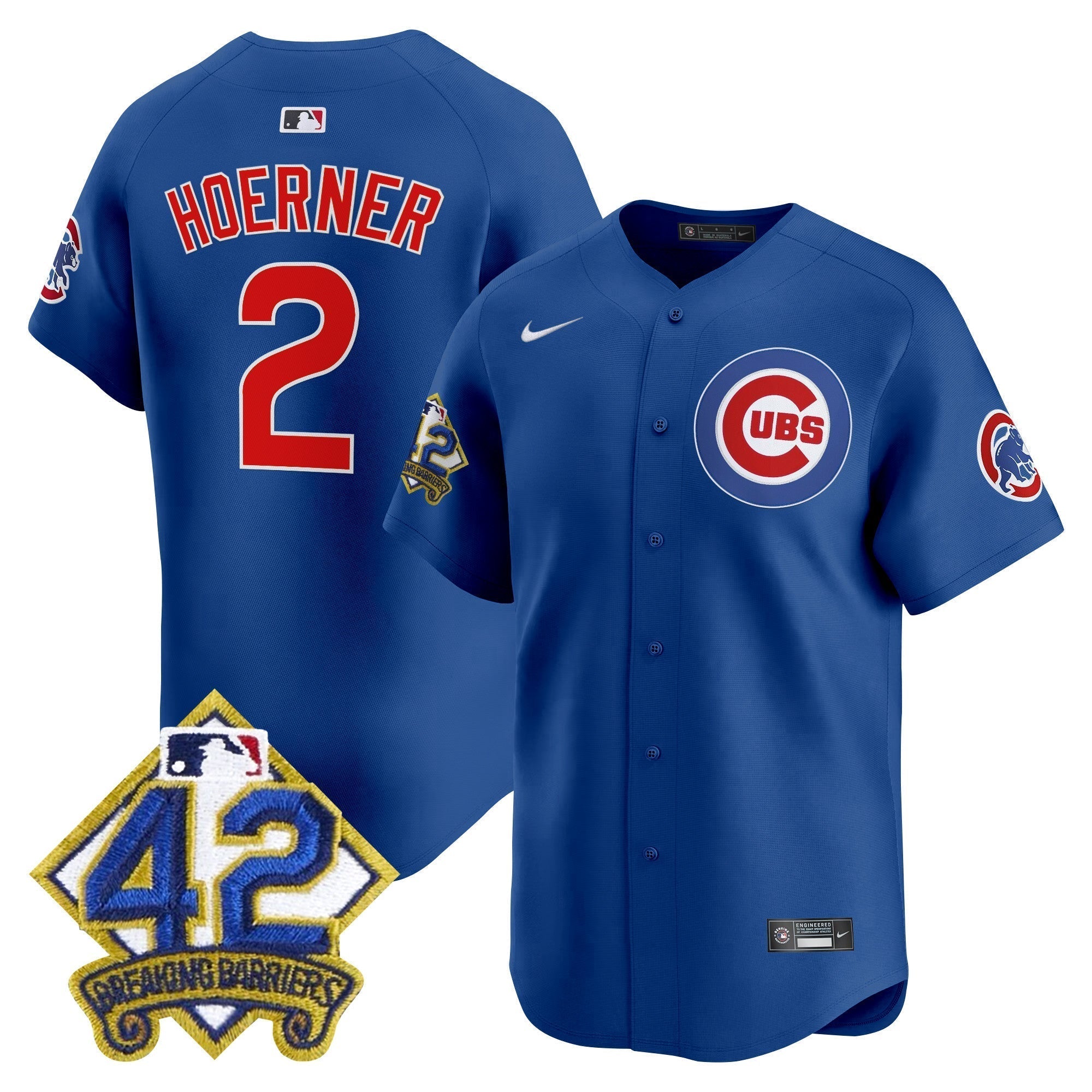 CHC 2025 Jackie Robinson Patch Vapor Premier Limited Jersey - Stitched