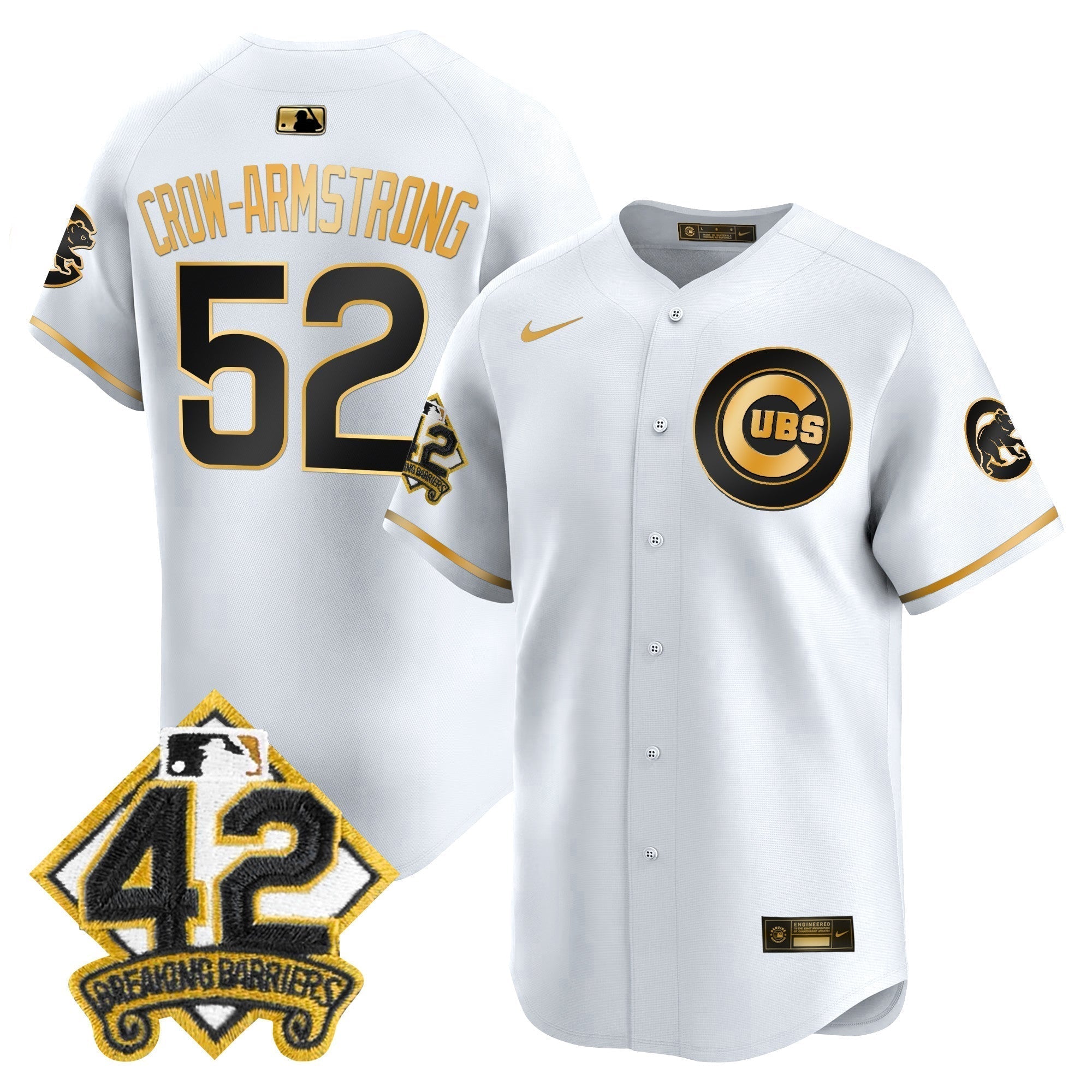 CHC 2025 Jackie Robinson Patch Vapor Premier Limited Jersey - Stitched