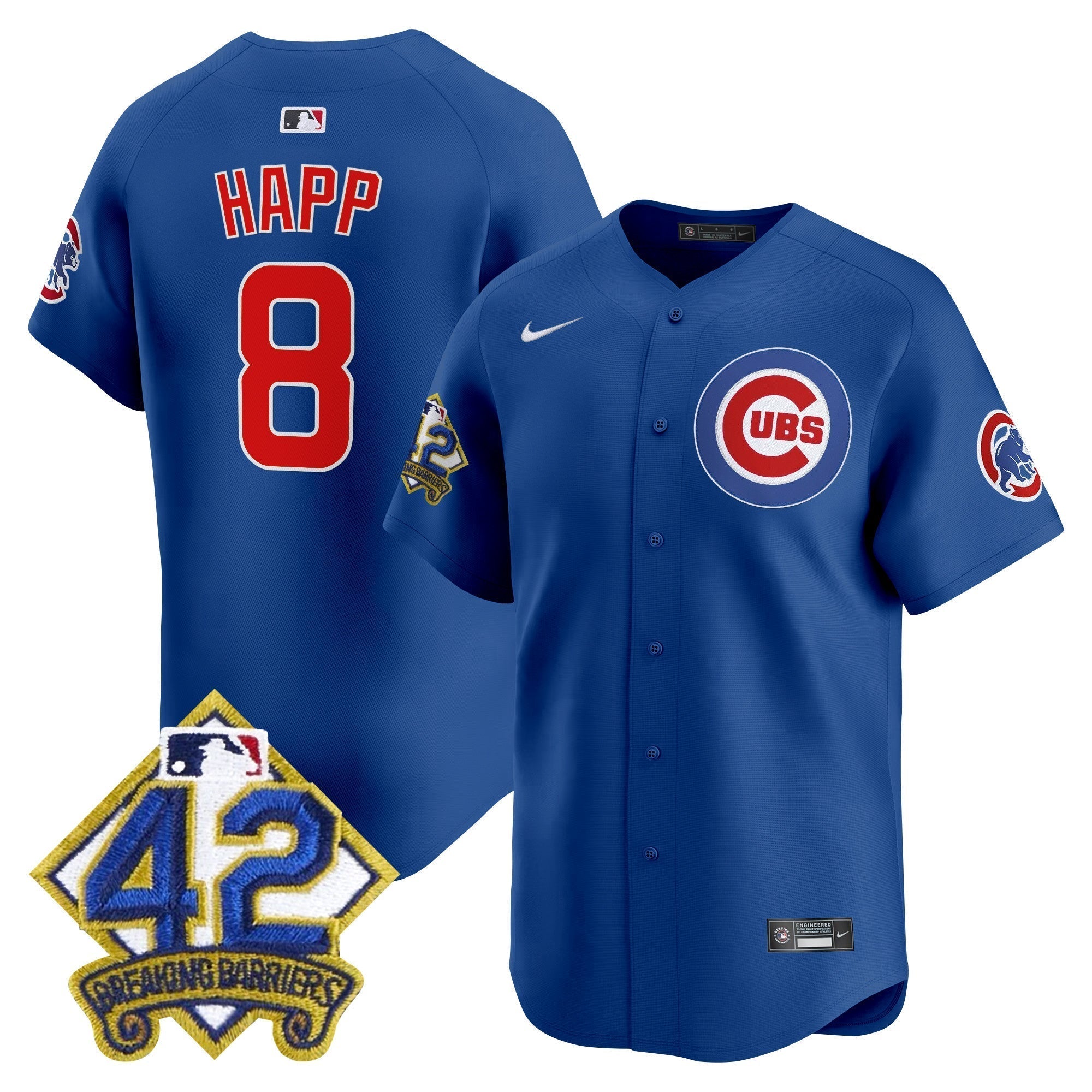 CHC 2025 Jackie Robinson Patch Vapor Premier Limited Jersey - Stitched