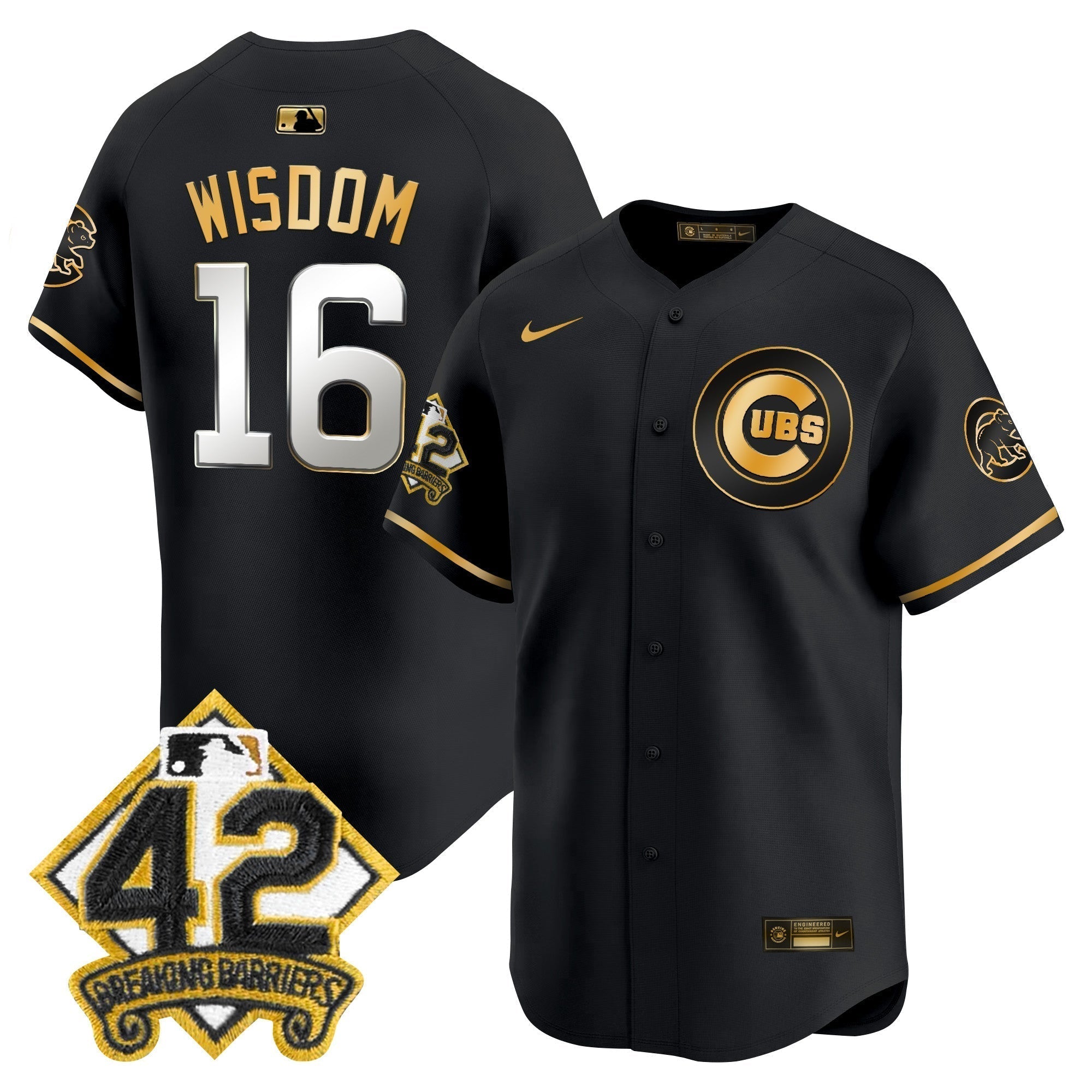 CHC 2025 Jackie Robinson Patch Vapor Premier Limited Jersey - Stitched
