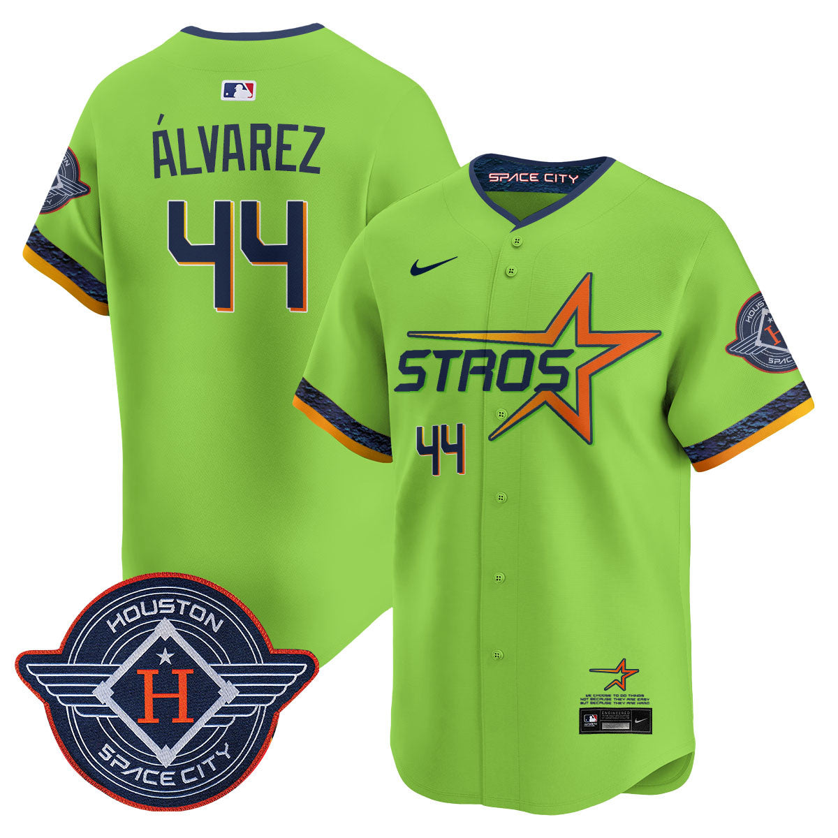 Women's Houston Astros 2025 City Connect Vapor Limited Jersey - All Stitched
