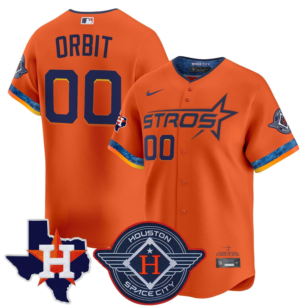 HOU 2025 City Connect Texas Patch Vapor Premier Limited Jersey - Stitched