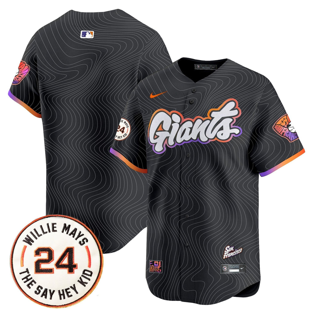 SF 2025 Willie Mays Patch Vapor Premier Limited Jersey - Stitched